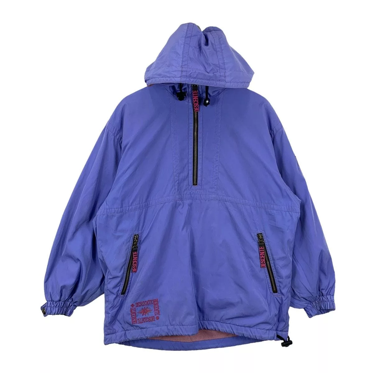Descente Heavy Coats Descente × Japanese Brand × Vintage Vintage DESCENTE Japanese Brand Outdoor Sportswear Hoodie Purple