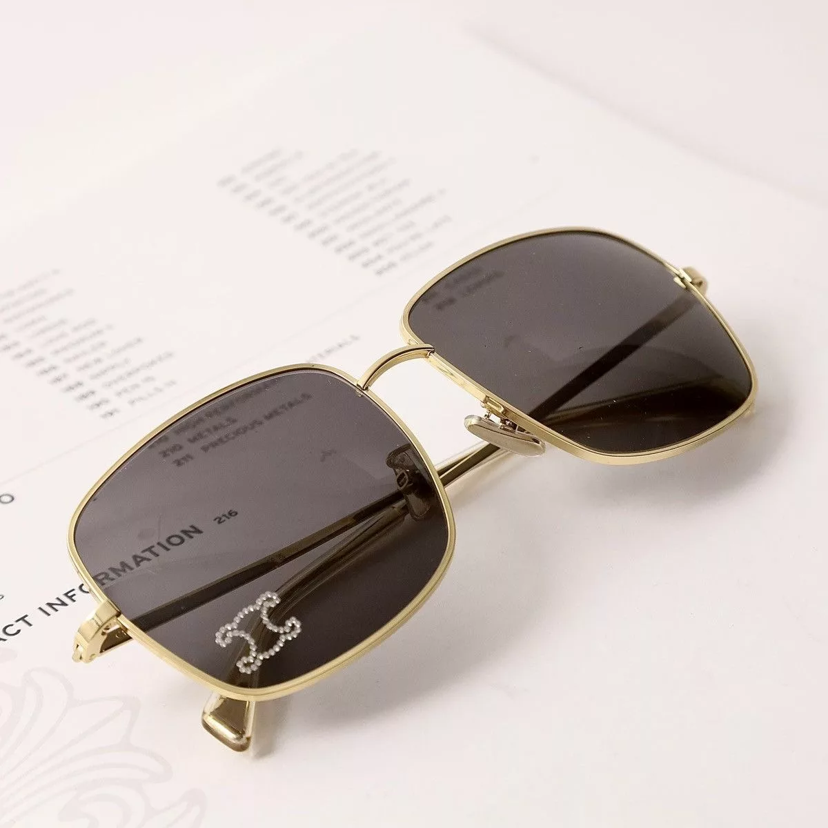 Celine Sunglasses CELINE CL40284U SUNGLASSES Gold
