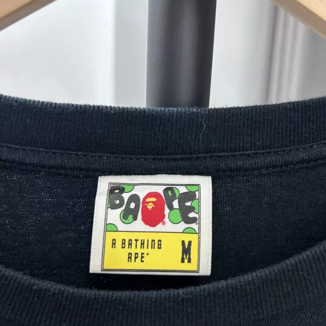 Bape Short Sleeve T Shirts Bape BUSY WORKS TEE Black