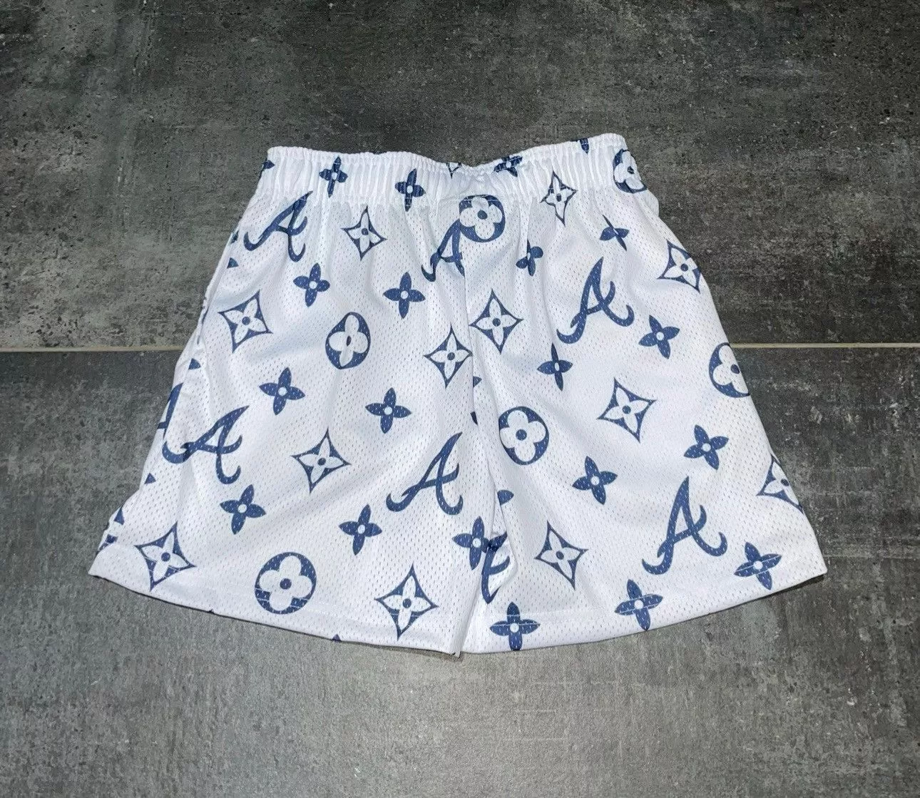 Bravest Studios Shorts Bravest Studios ‘LV / Braves’ Shorts / Size X-LARGE White