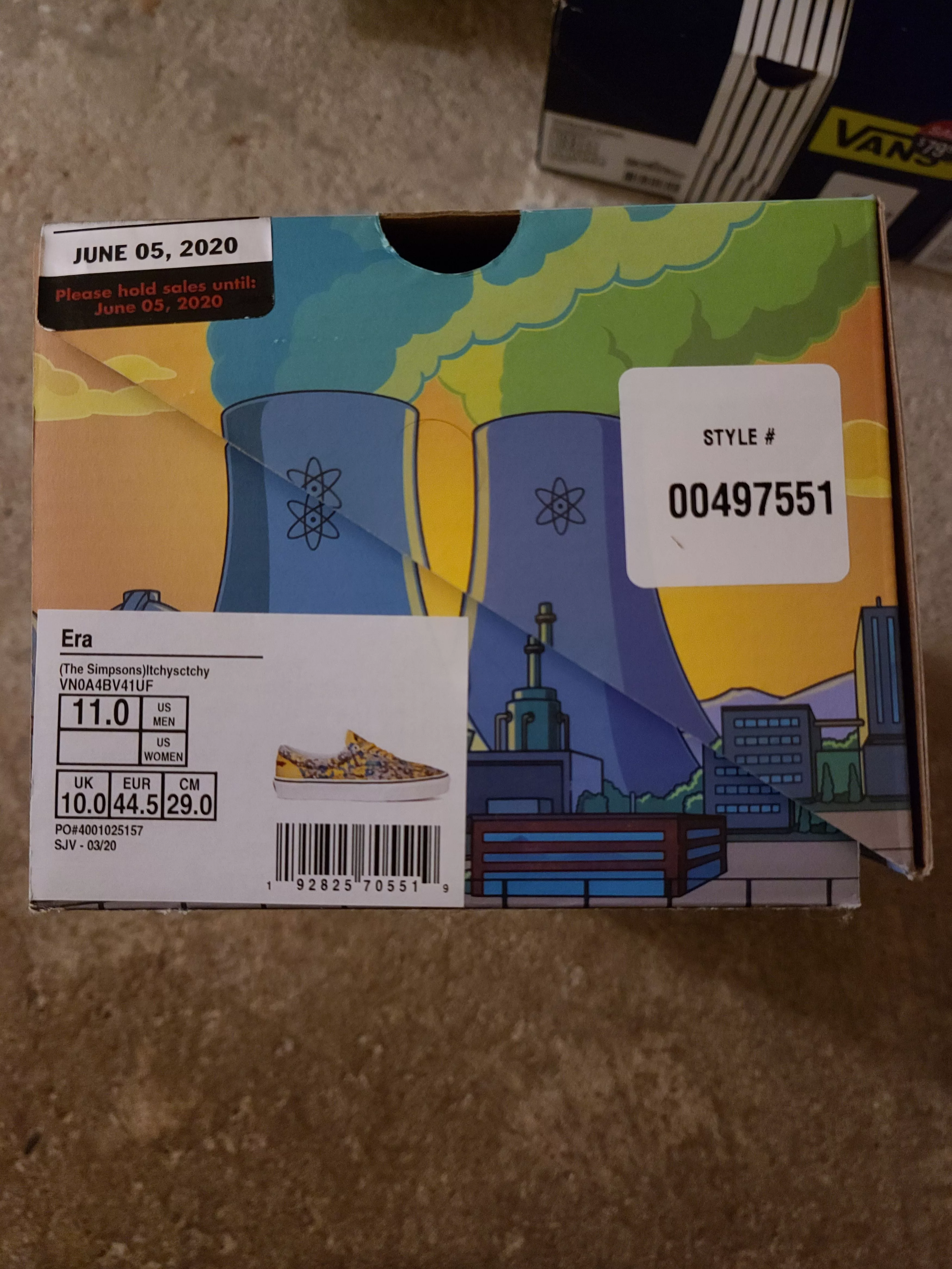 The Simpsons Low Top Sneakers The Simpsons × Vans itchy and scratchy Multi