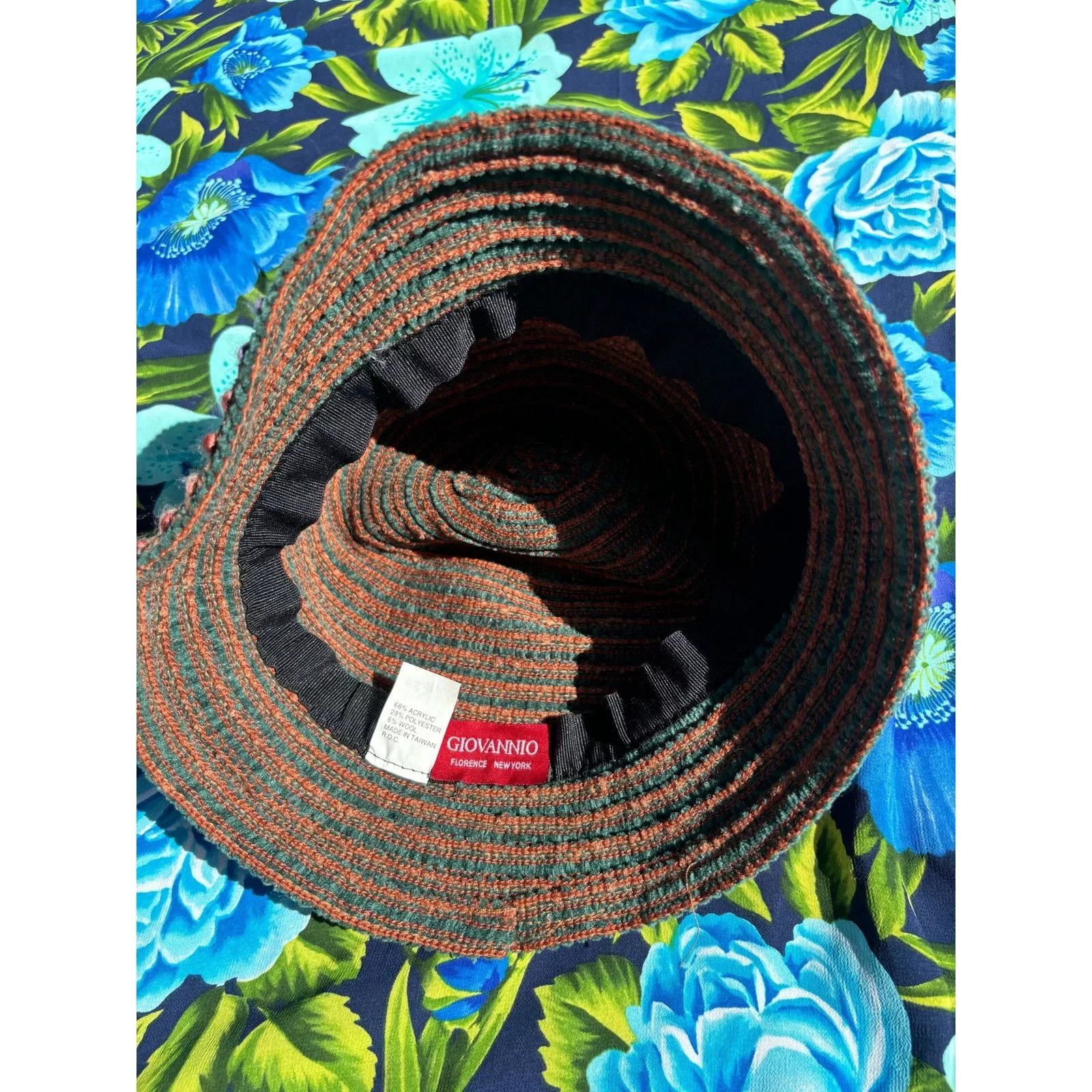 Vintage Hats Vintage Bucket Hat Brown