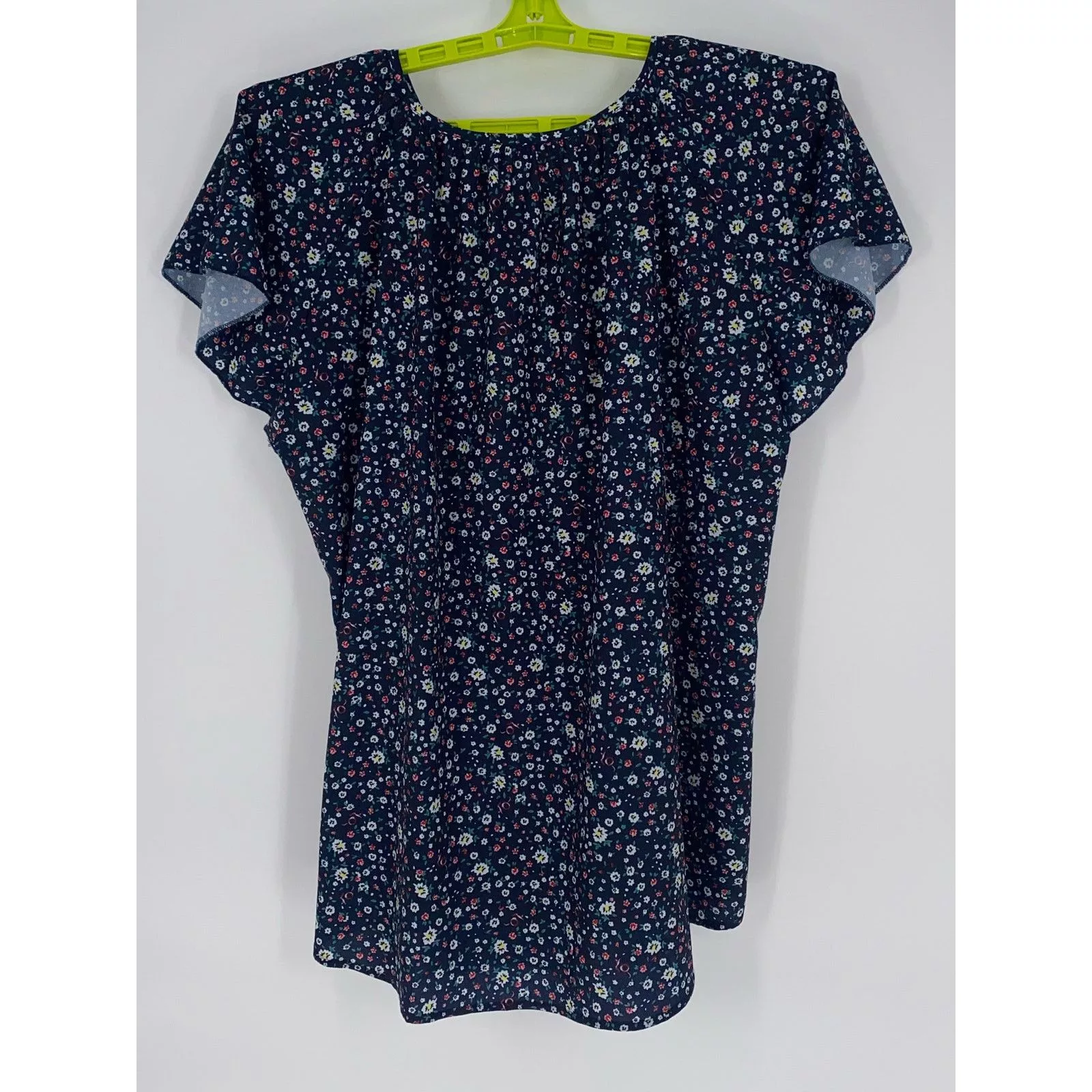 SIMPLE PROJECT Blouses SIMPLE PROJECT Simple Fun Womens Blouse 2XL Blue