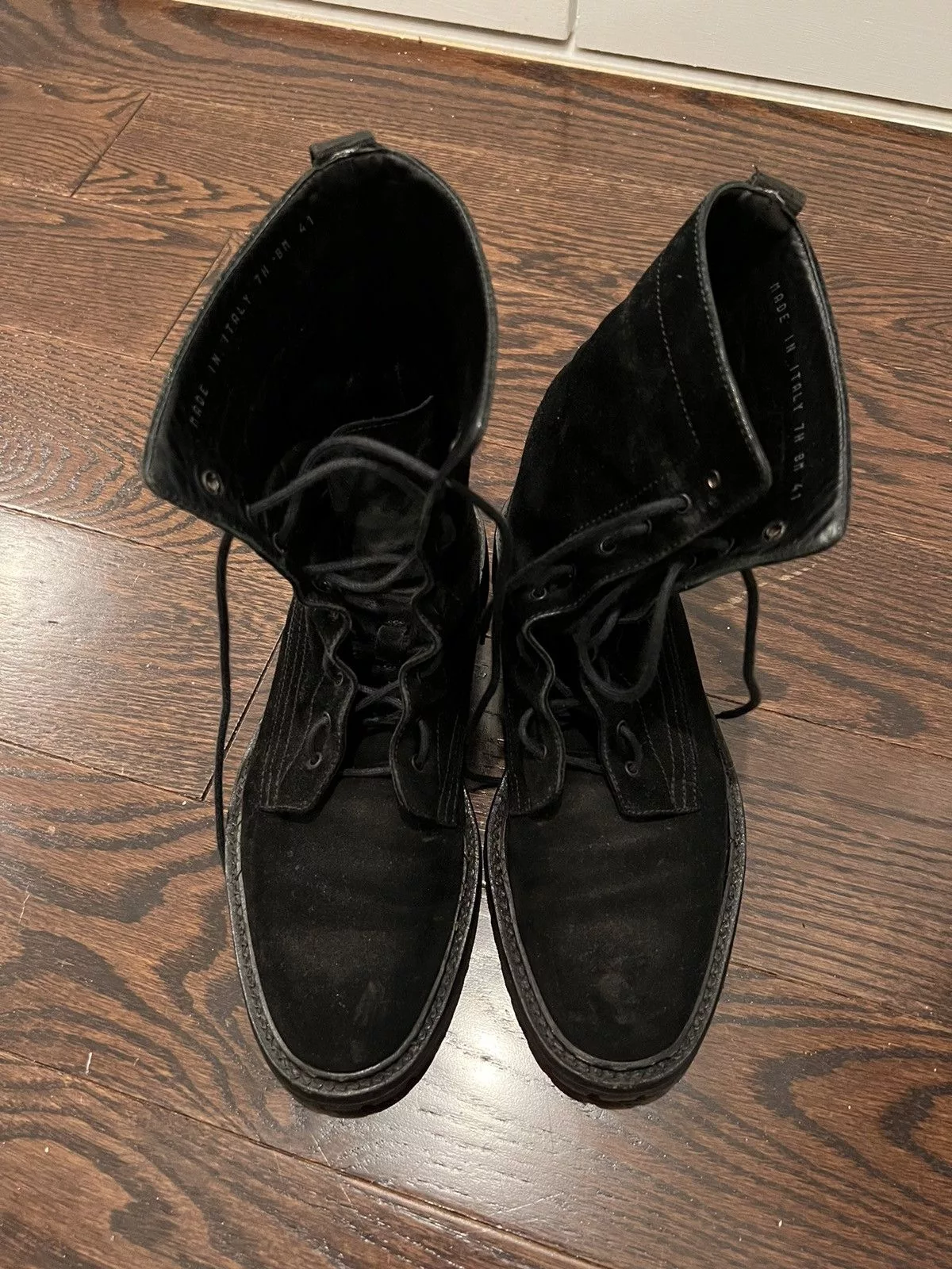 Dior Boots Dior × Hedi Slimane Dior Navigate Suede Size 41 Black