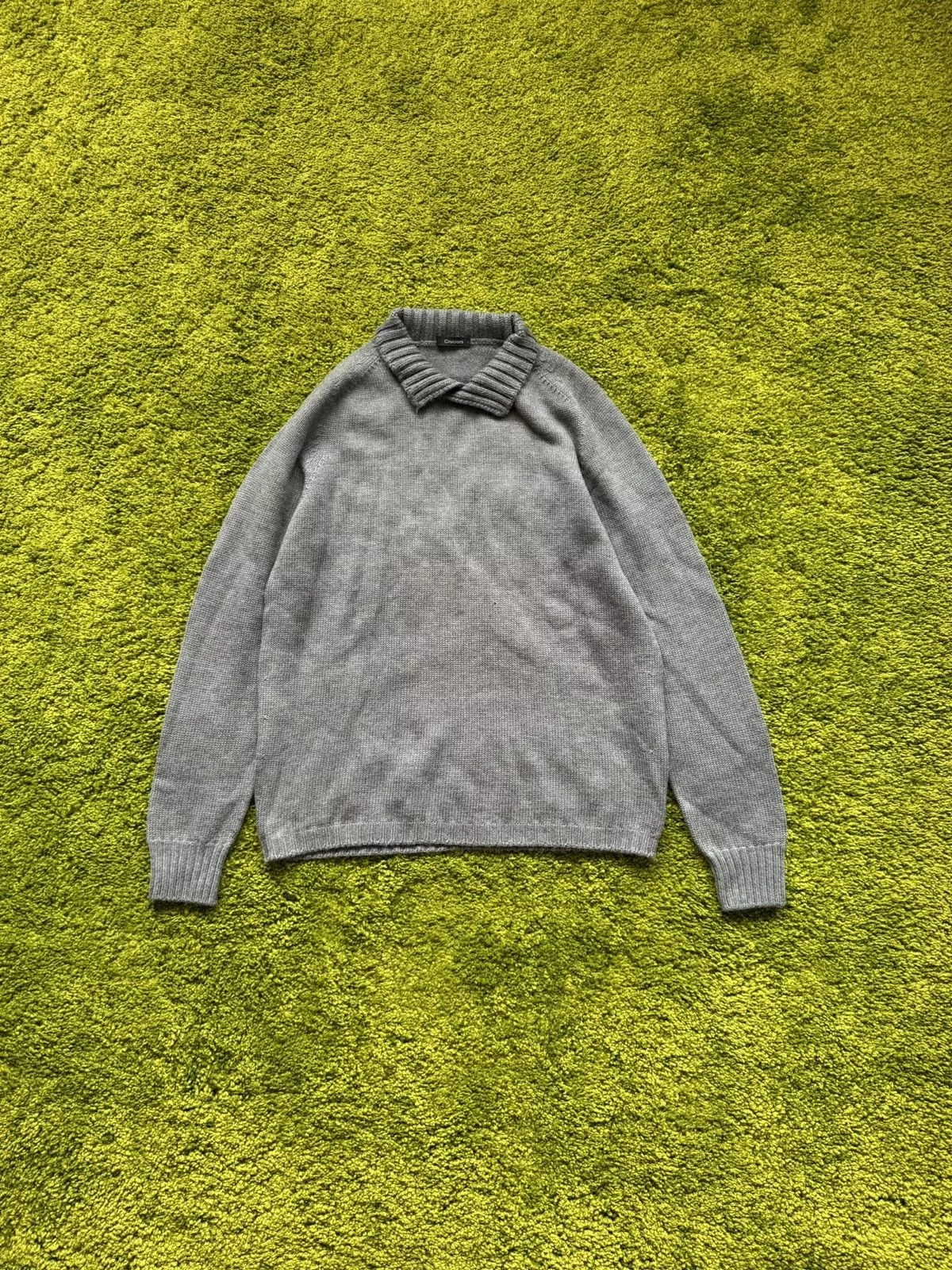 Cruciani Sweaters Knitwear Cruciani 100% wool luxury sweater Gray