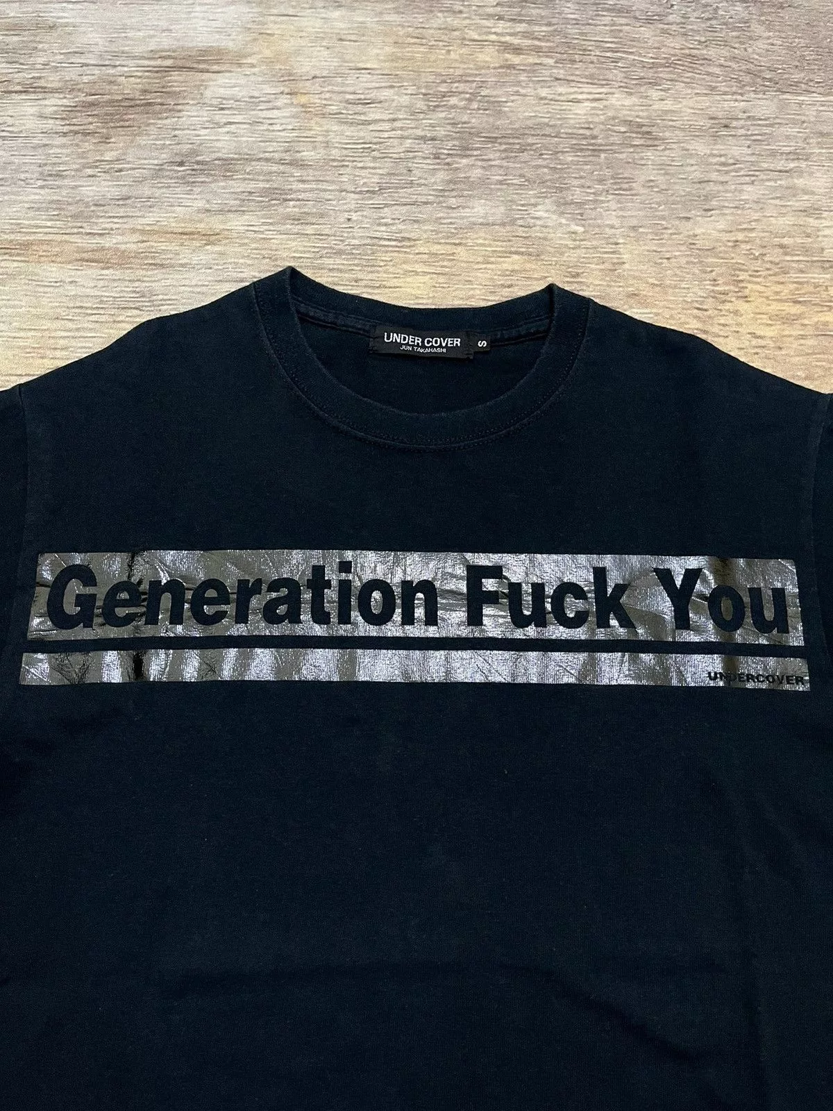 Jun Takahashi Short Sleeve T Shirts Jun Takahashi × Undercover Undercover Generation Fuck You Tee 2000s Black