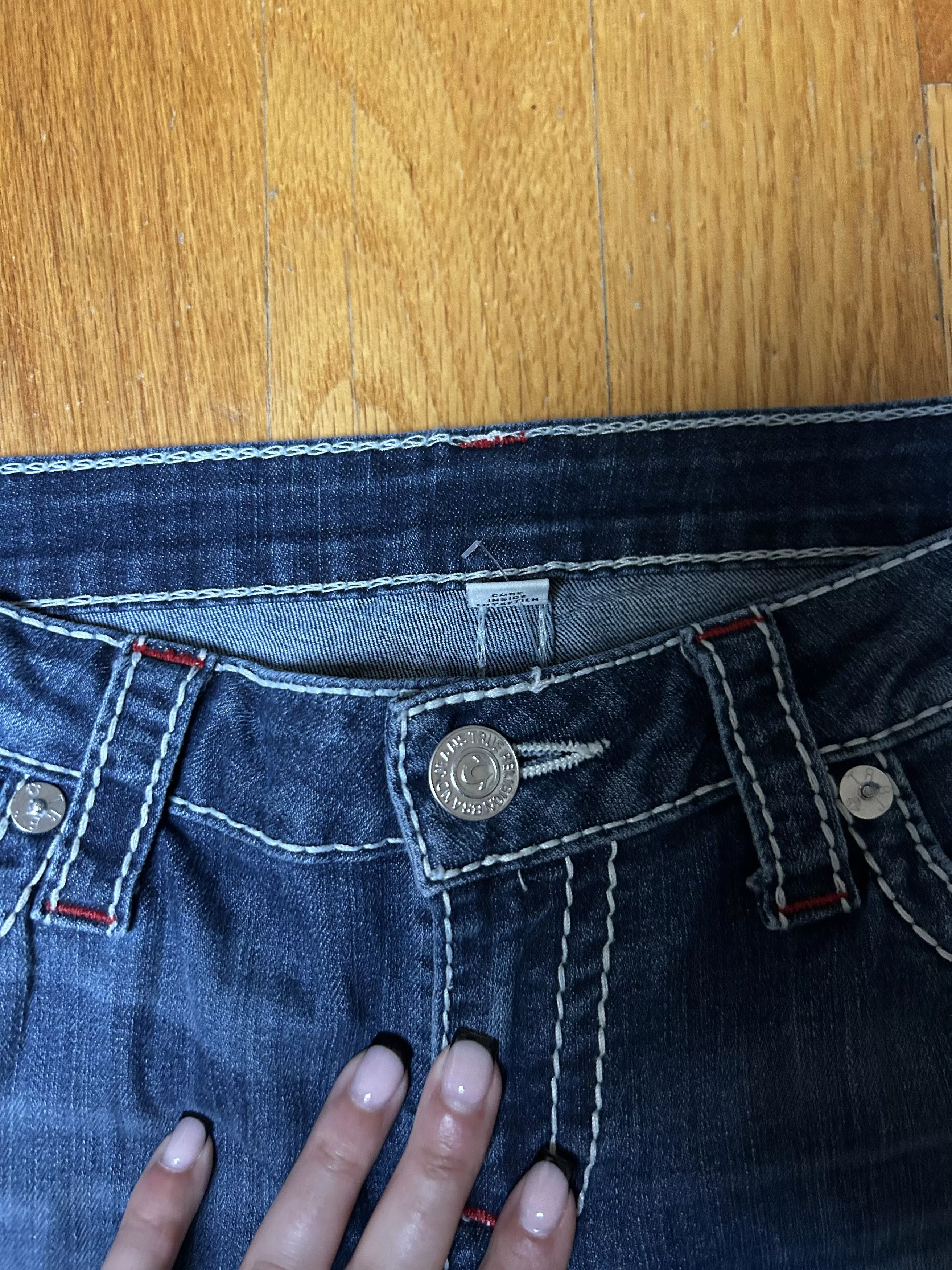 True Religion Jeans True Religion Low-Rise Flare Jean Blue