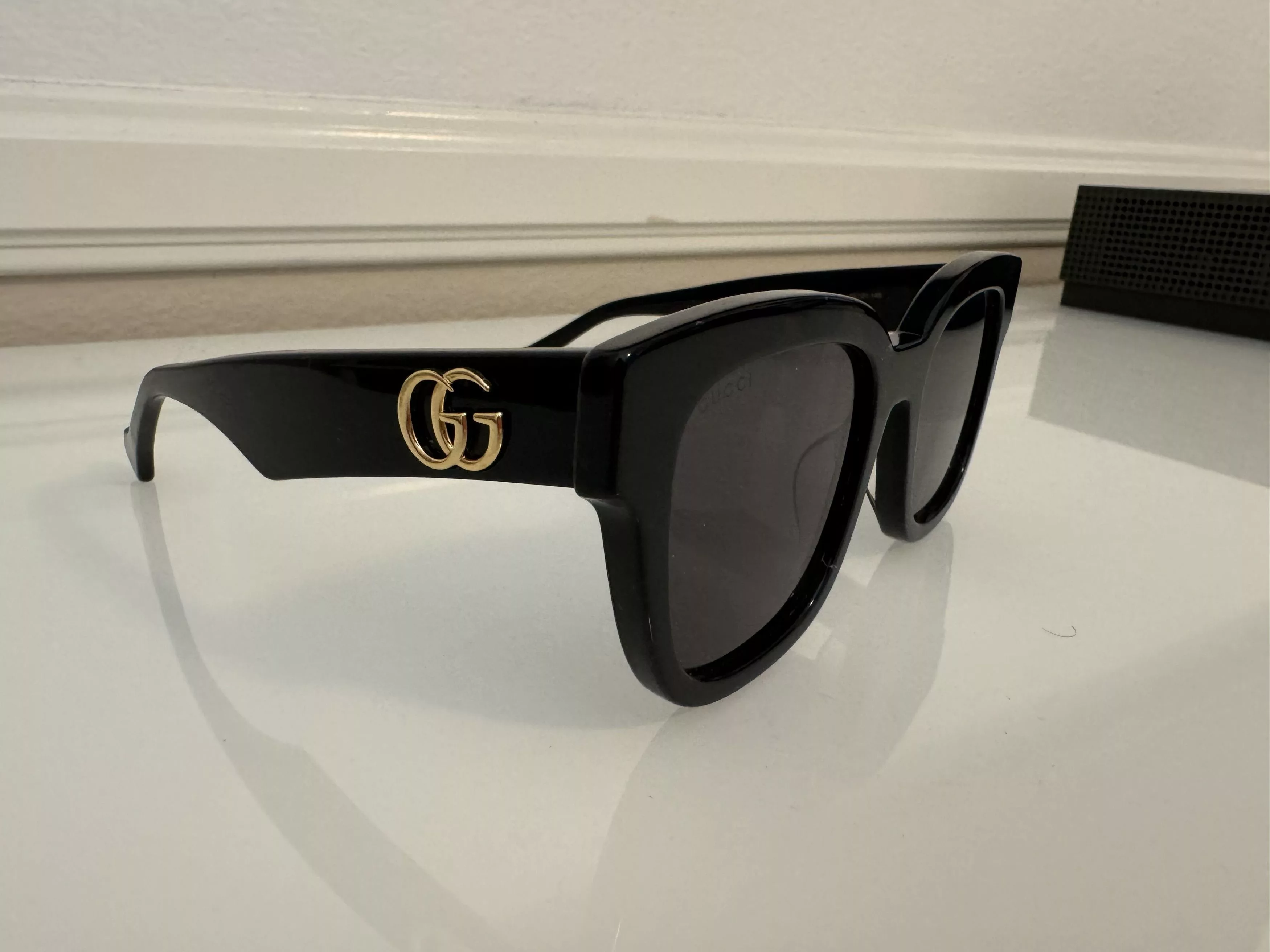 Gucci Glasses Gucci Oversized Sunglasses Black