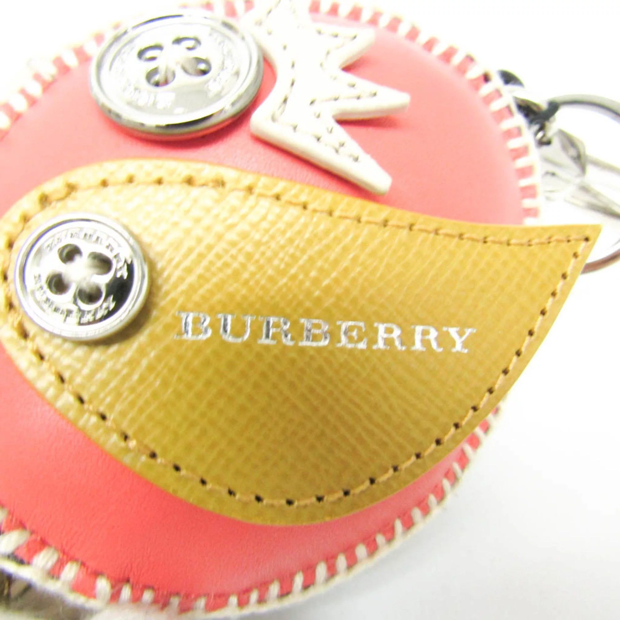 Burberry Miscellaneous Burberry BIRD CHARM 8001237 Keyring (Brown,Pink,Yellow)