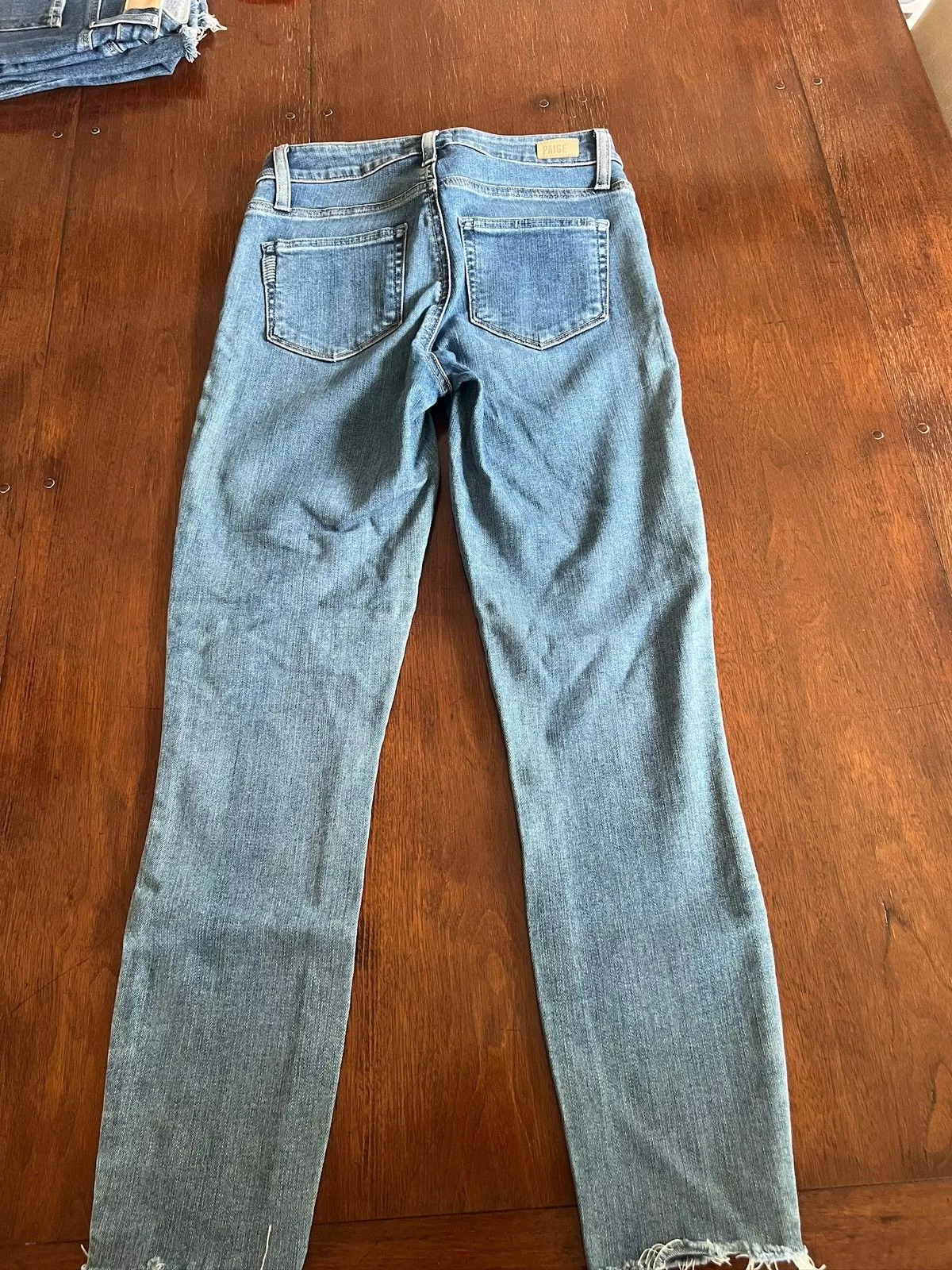 Paige Jeans PAIGE - Denim Straight Jeans - Size 25 Blue