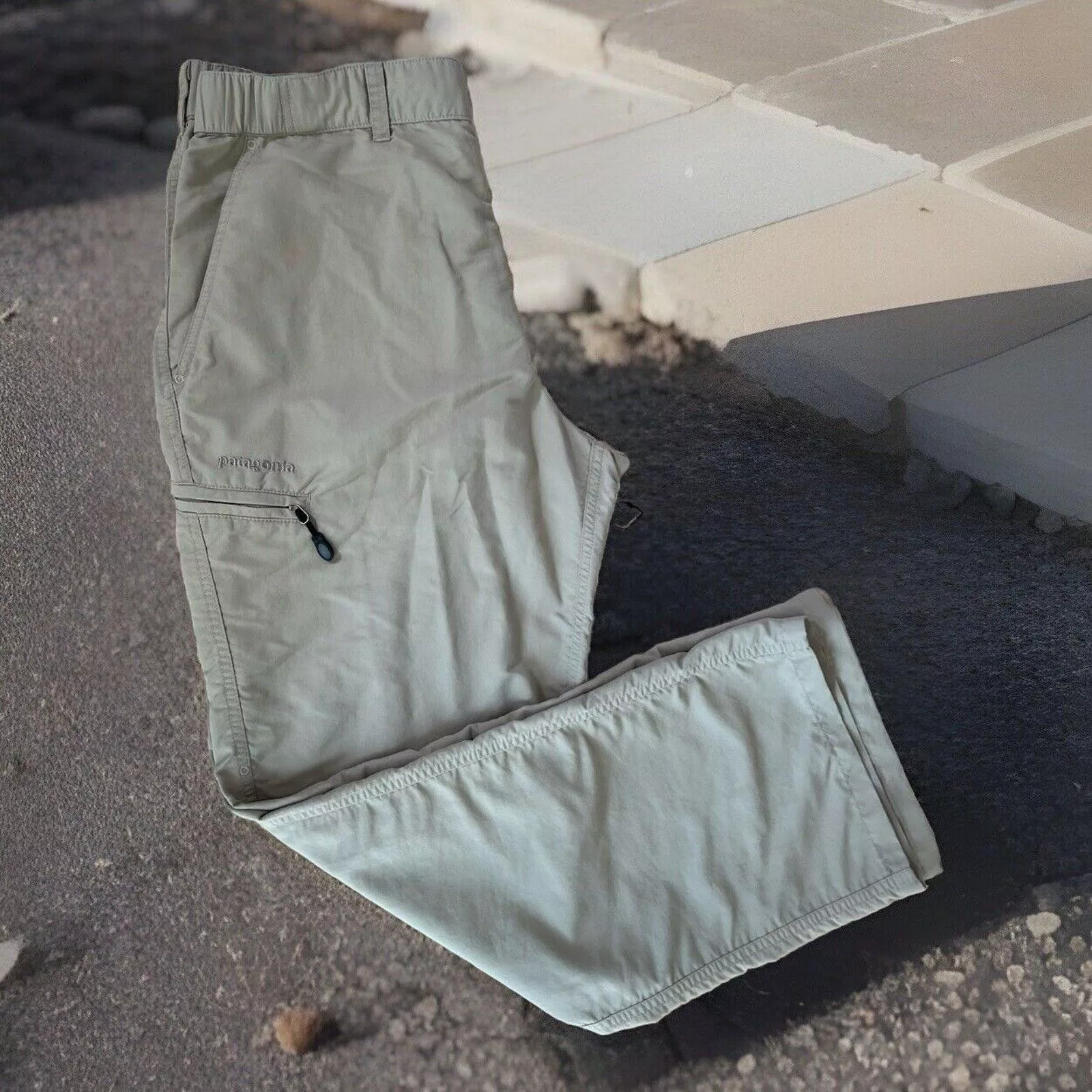 Patagonia Casual Pants Patagonia Guidewater Pants M Beige Casual Outdoors Utility Sportswear