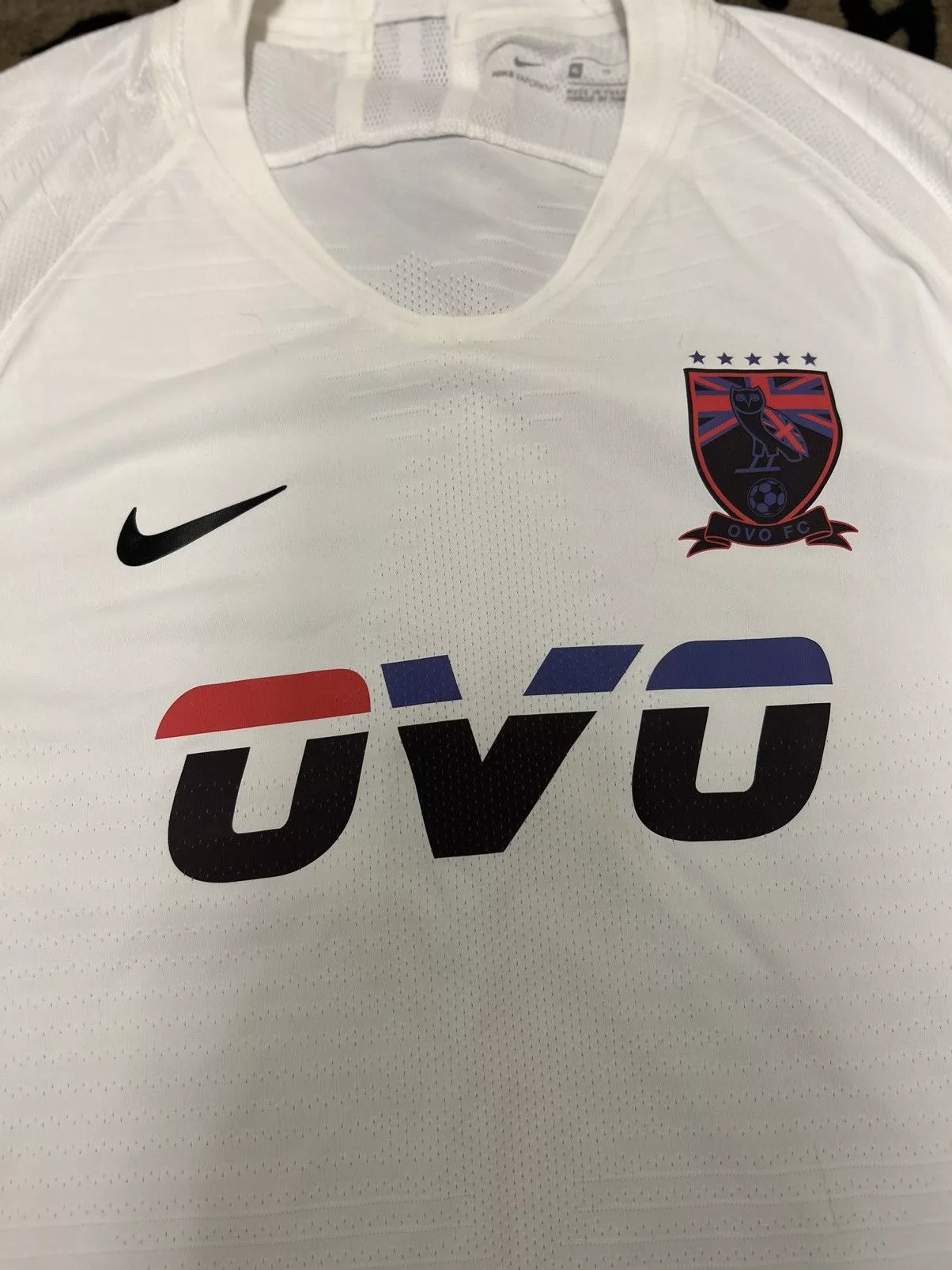 Drake Jerseys Nike x Drake Unreleased Vaporknit Soccer Jersey White