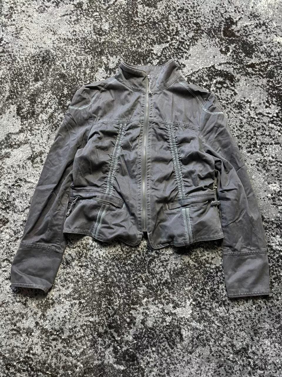 Vintage Leather Jackets Vintage Avantgarde redherrig Jacket Gray Avant-Garde
