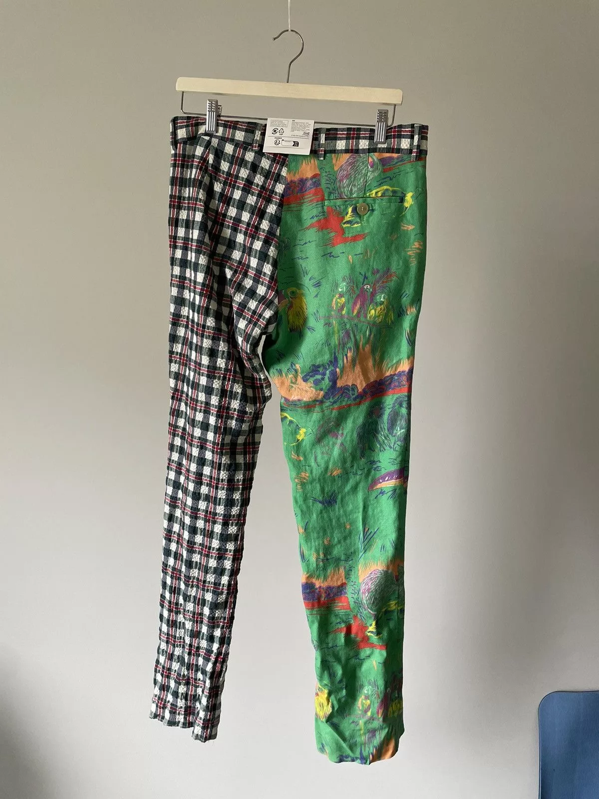 Walter Van Beirendonck Casual Pants Walter van beirendonck sharp zip pants Green