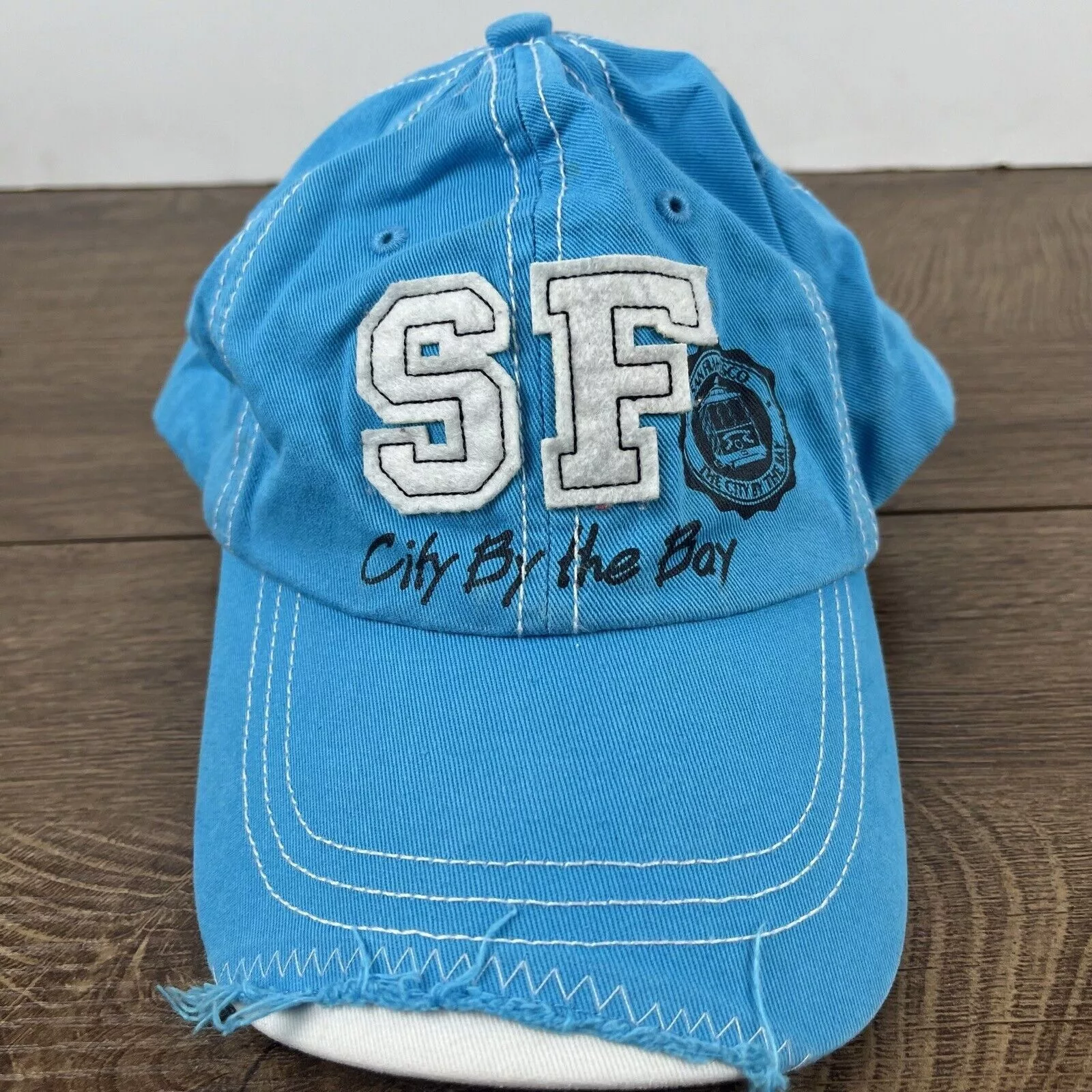 Other Hats Other San Francisco Hat City by the Bay Hat Blue Cap Adjustable Bl