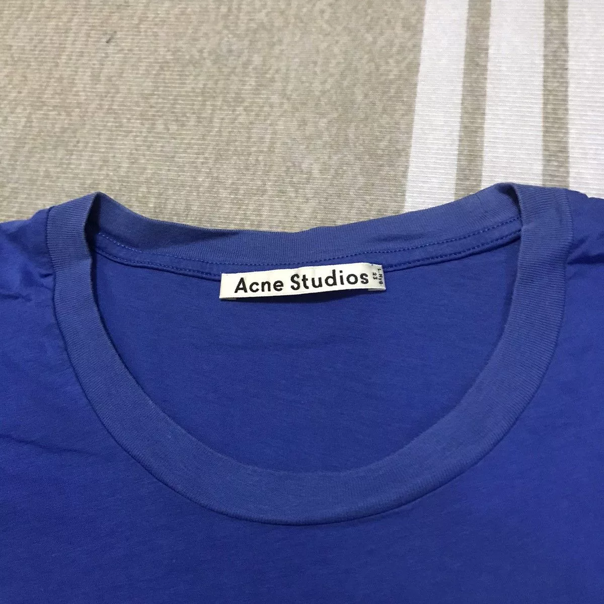 Acne Studios Short Sleeve T Shirts ACNE STUDIOS PSS14 TEE Blue