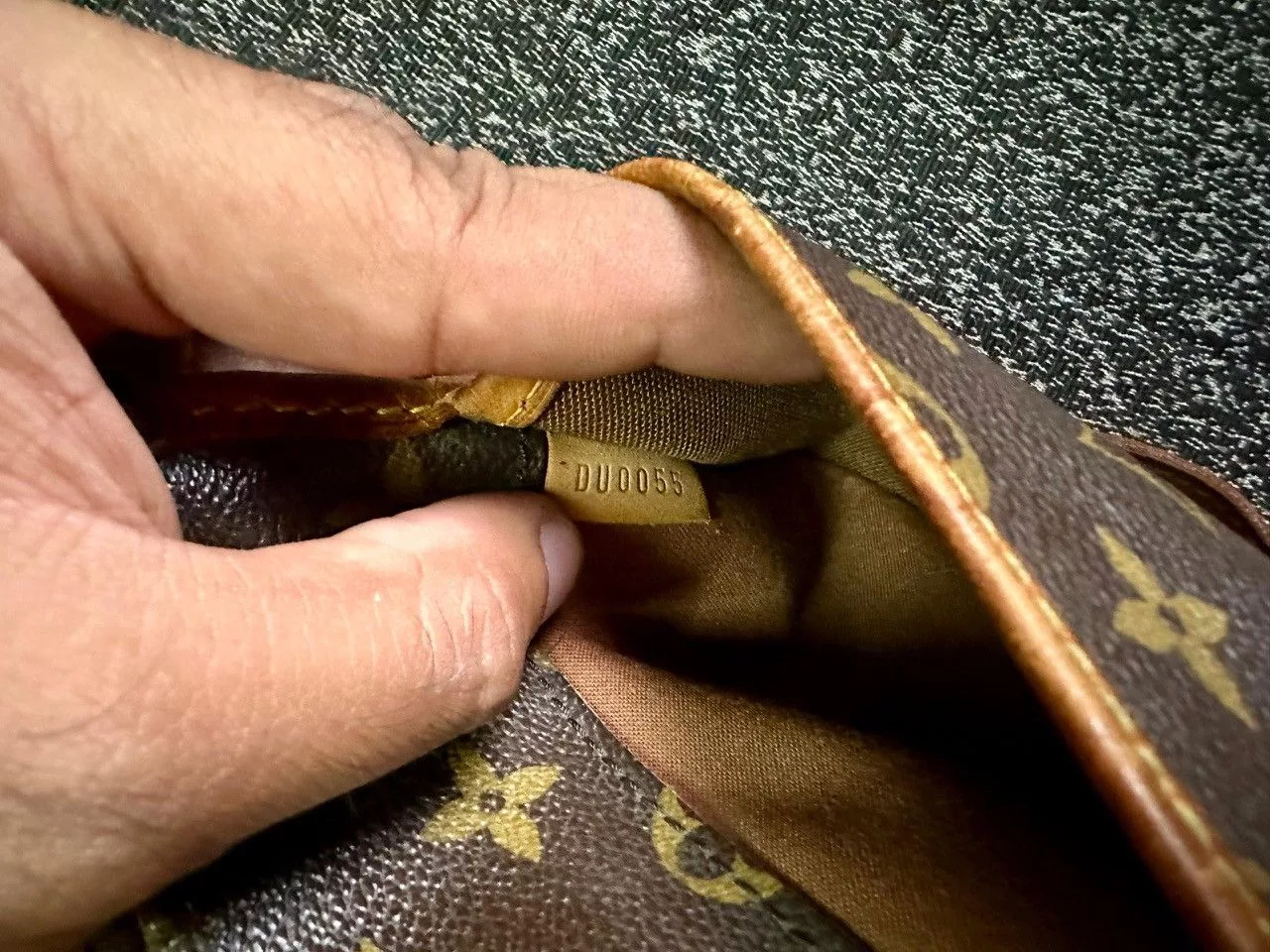 Louis Vuitton Shoulder Bags Authentic Louis Vuitton Monogram Canvas Poponcourt Long Bag Brown