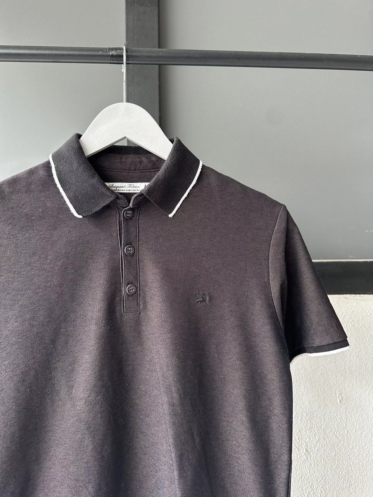 Sasquatchfabrix Polos SS2010 Sasquatchfabrix polo tee Black