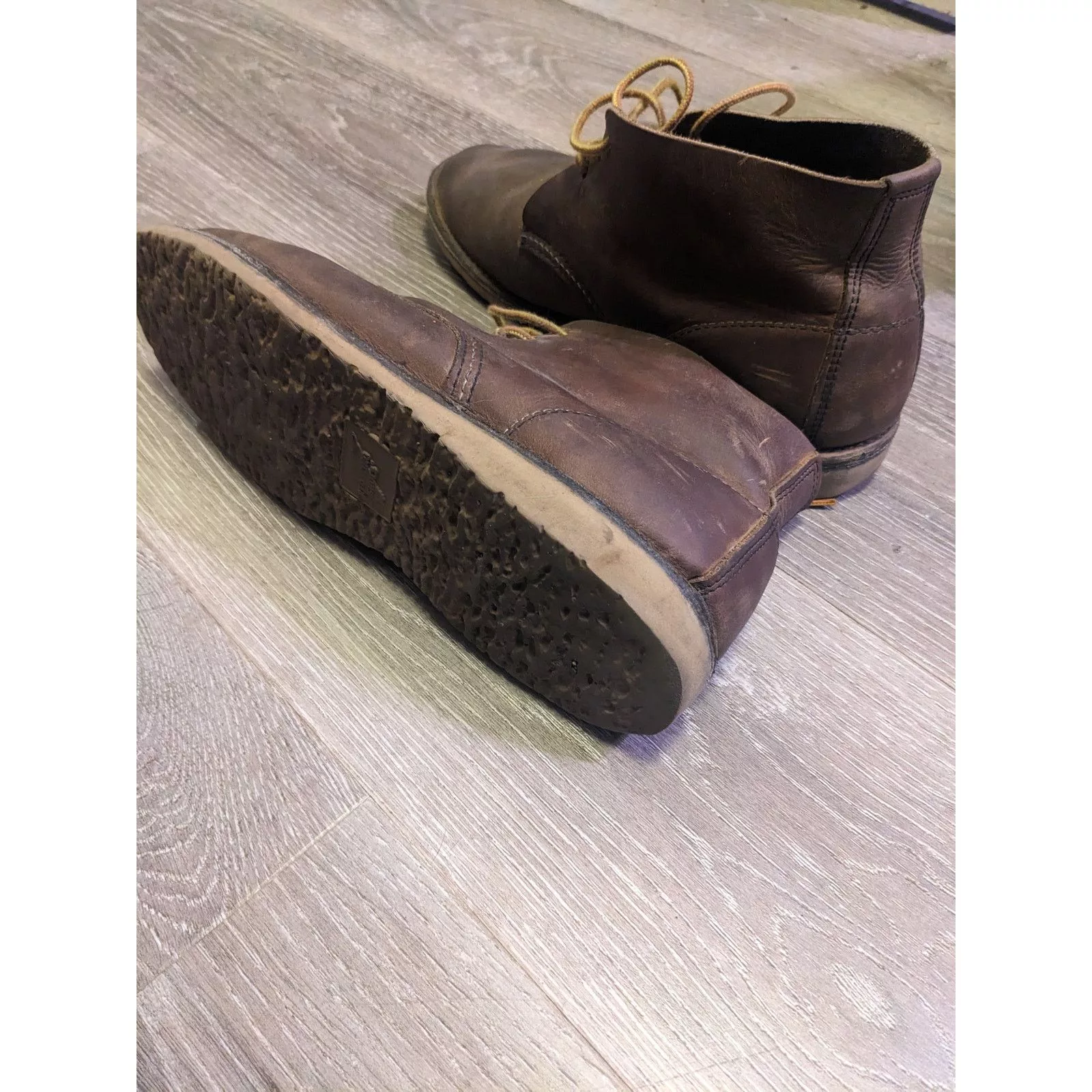 Red Wing Boots Red Wing Leather Chukka Boots Brown