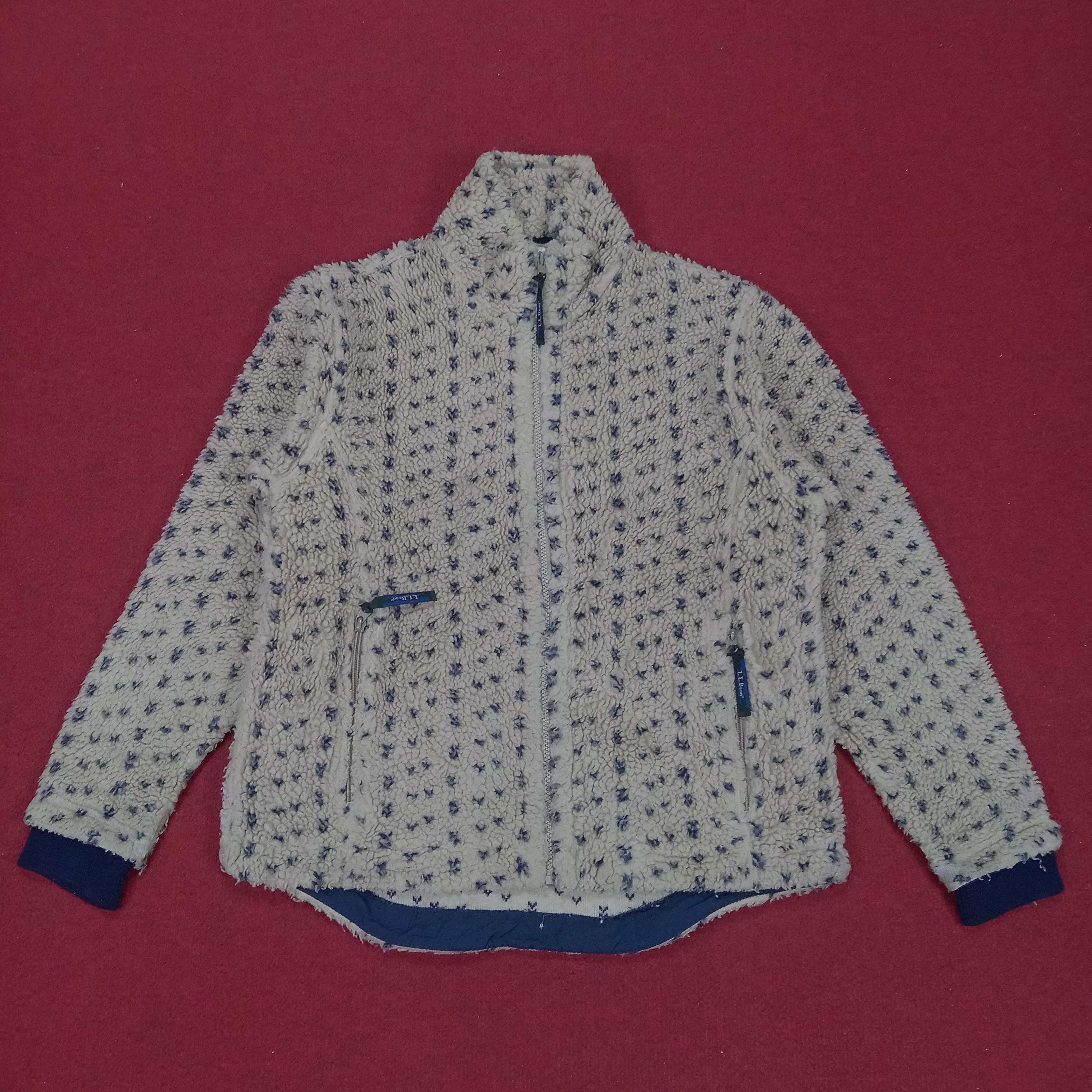 L.L. Bean Sweaters L.L. Bean × Vintage L.L. Bean Outdoor Style Sherpa Sweater Brown Gorpcore