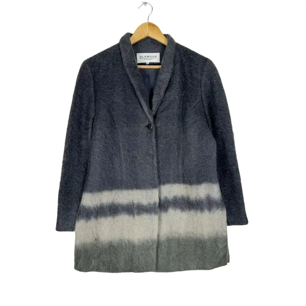 Givenchy Jackets ⚡️GLAMOUR GIVENCHY MOHAIR 2 TONE JACKET Gray
