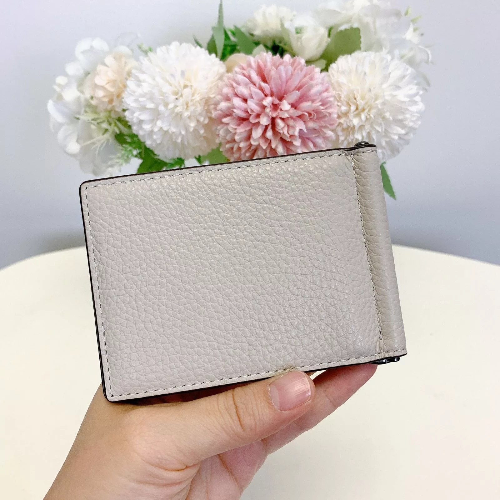 Coach Bags Luggage Coach CH090 Slim Money Clip Billfold Wallet In white Man
