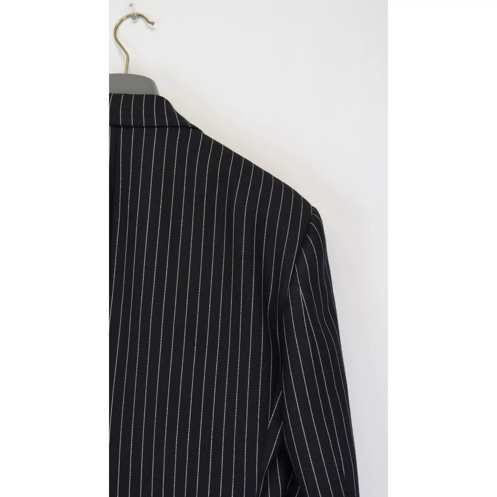 Tom Ford Light Jackets Tom Ford o1rshd1 Cooper Stripe Blazer Jacket in Black/White