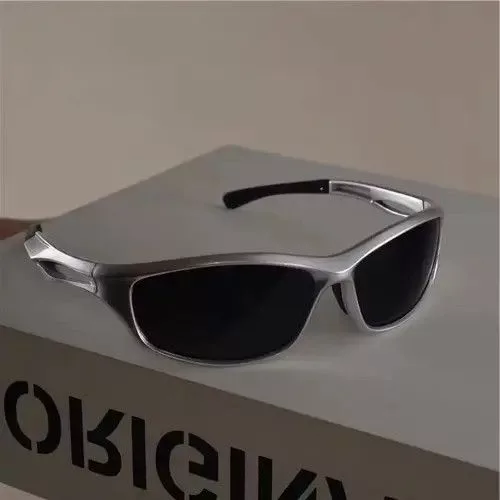 Electric Visual Sunglasses Electric Visual × Vintage Retro punk sunglasses Silver Streetwear