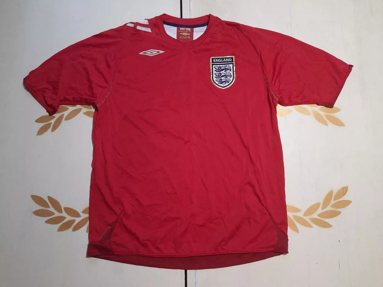 Umbro Jerseys Umbro England Jersey 2006-2008 Red