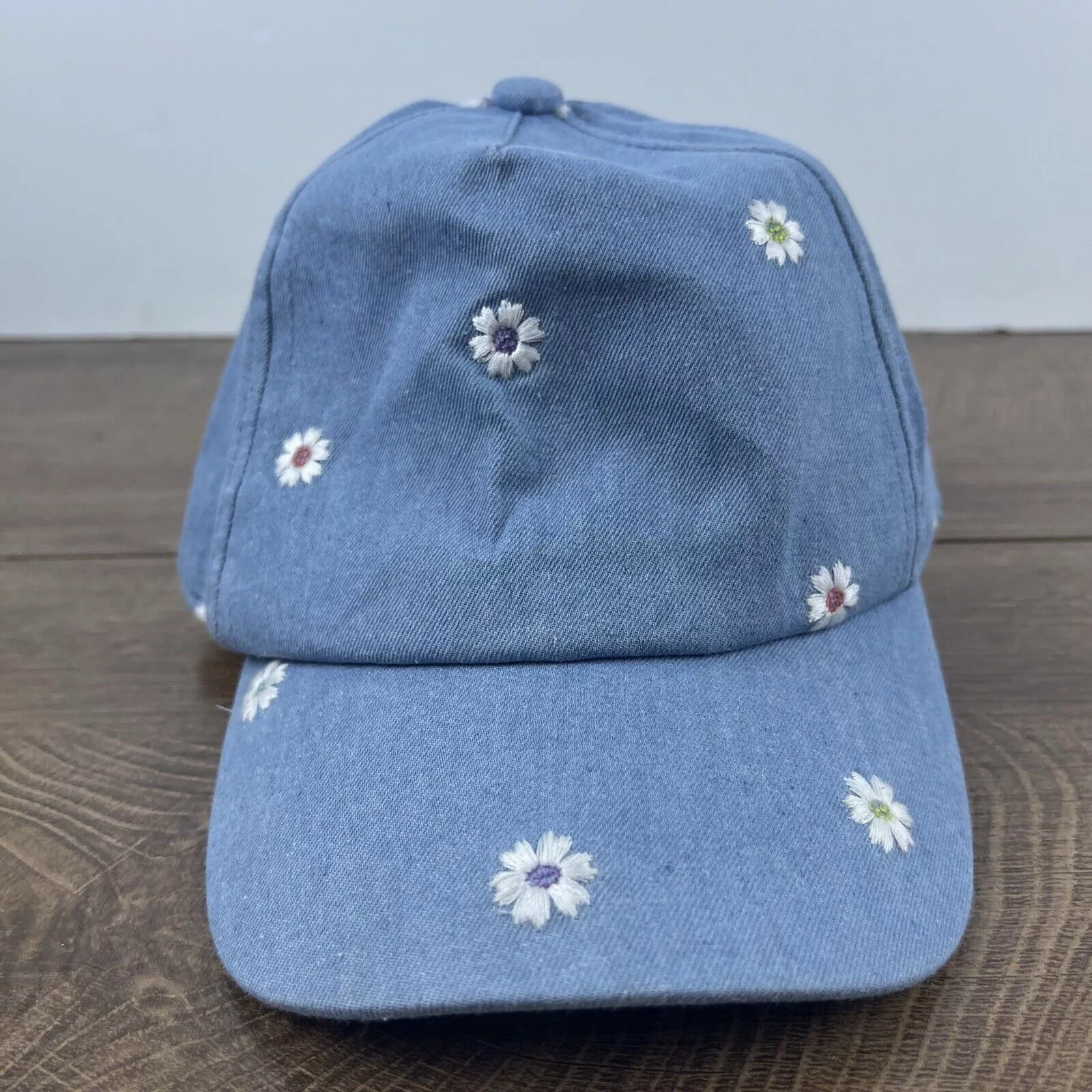 Other Hats Other Daisy Hat Daisys Flower Hat Blue Hat Adjustable Blue Adult S