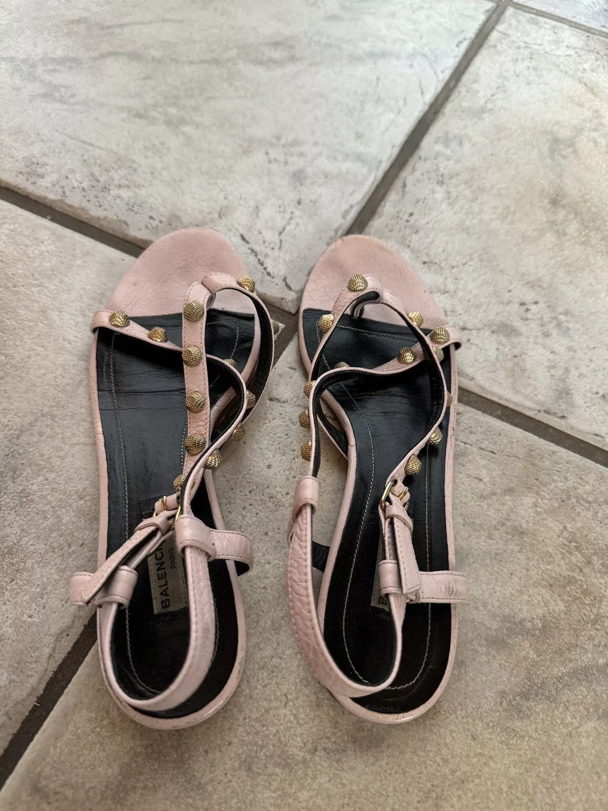 Balenciaga sandals Baby pink