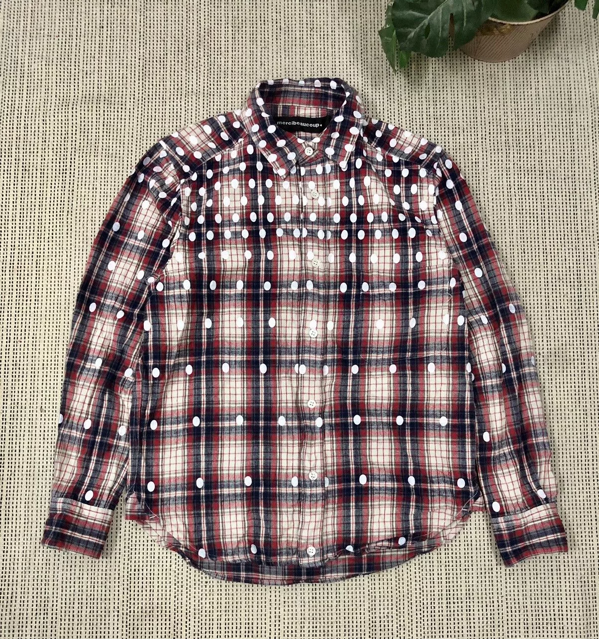 Issey Miyake Button Ups Issey Miyake × Japanese Brand × mercibeaucoup MERCIBEAUCOUP ISSEY MIYAKE SHIRT Brown