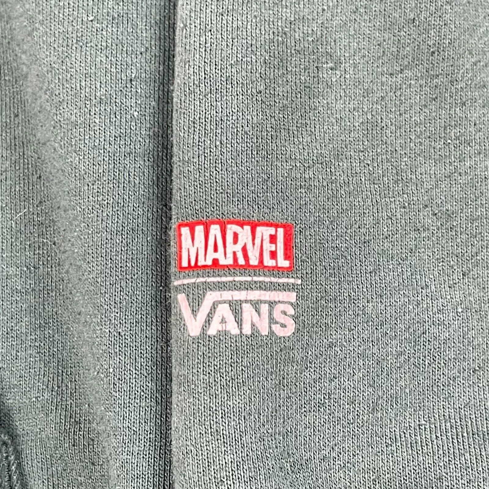 Marvel Comics Sweatshirts Hoodies Marvel Comics × Vans Marvel Vans Collab She Hulk Hoodie Green Large Off the Wall