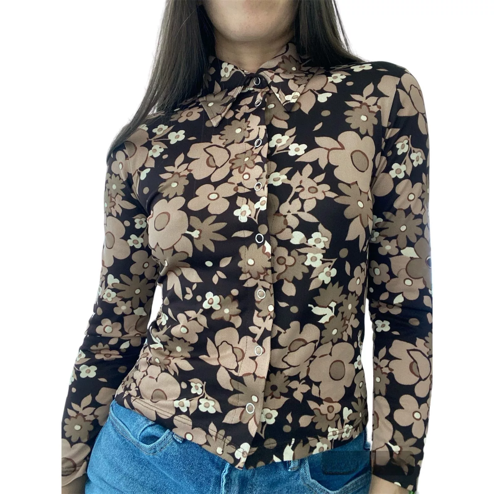 NBDN Nobrandedon Blouses NBDN Nobrandedon RAMPAGE TOP | S Brown