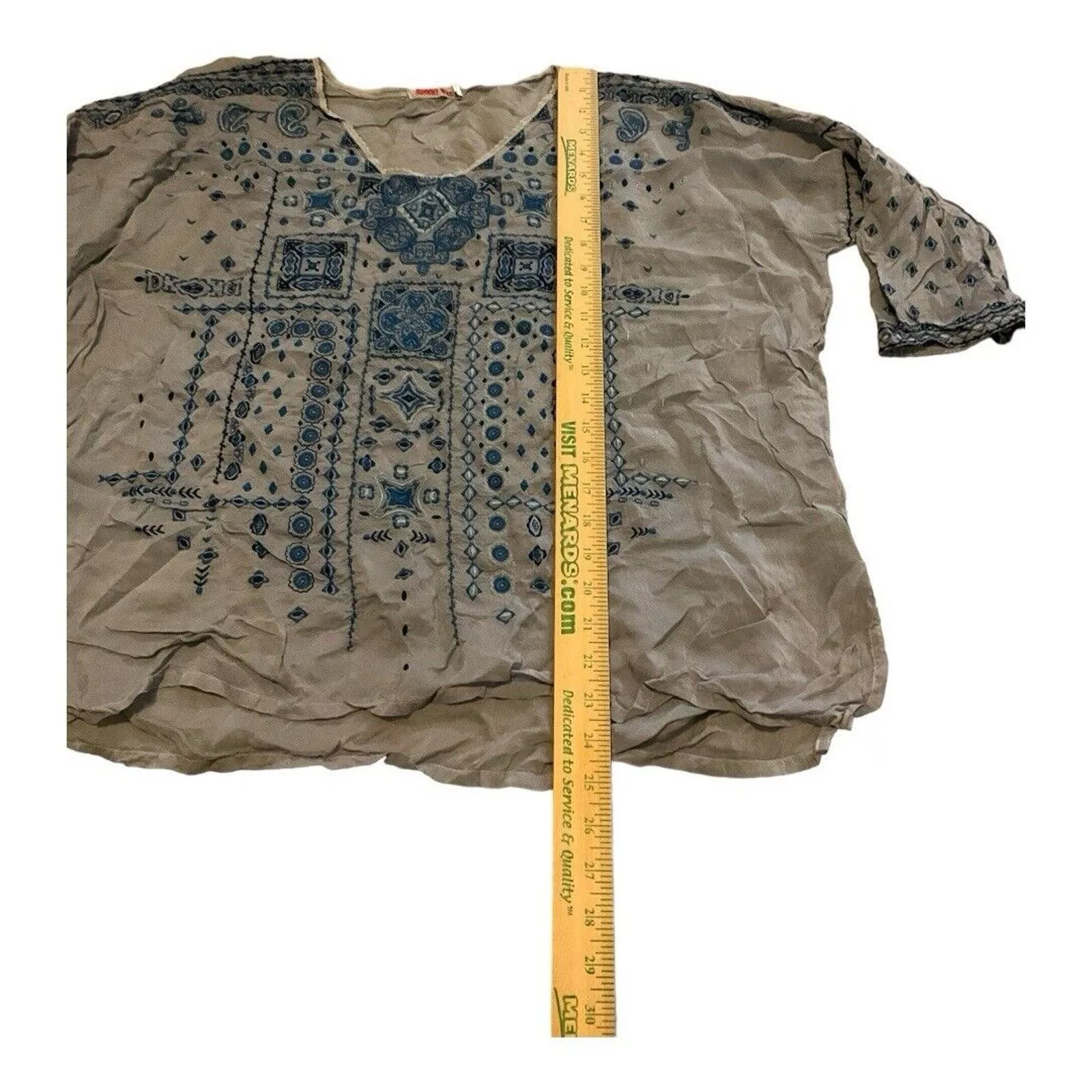 Johnny Was Blouses Johnny Was Embroidered Top Multi
