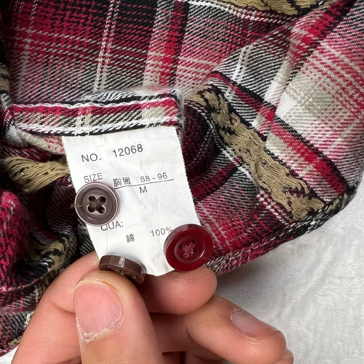 Other Shirts Button Ups Other Glove House Plaid Shirt Mens Medium Button Down M Red