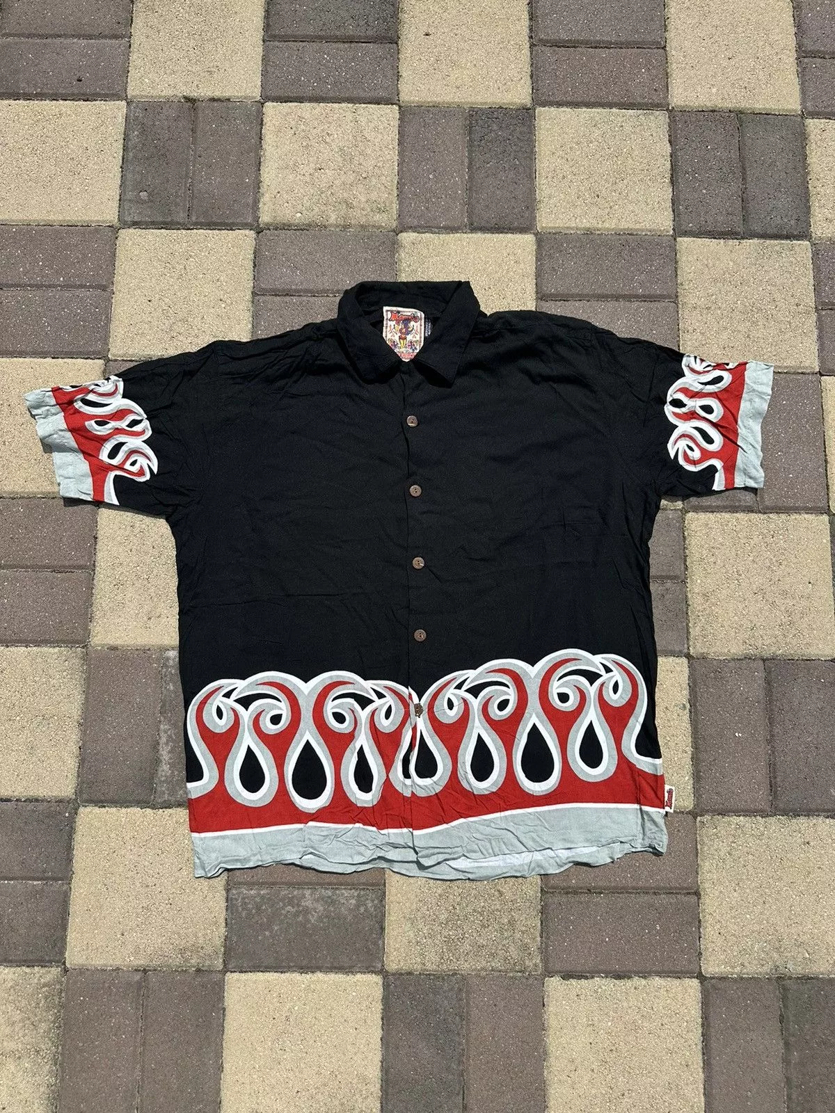 Mambo Shirts Button Ups Mambo × Vintage Vintage Mambo Loud Shirts Shirt 90’s Multi Streetwear