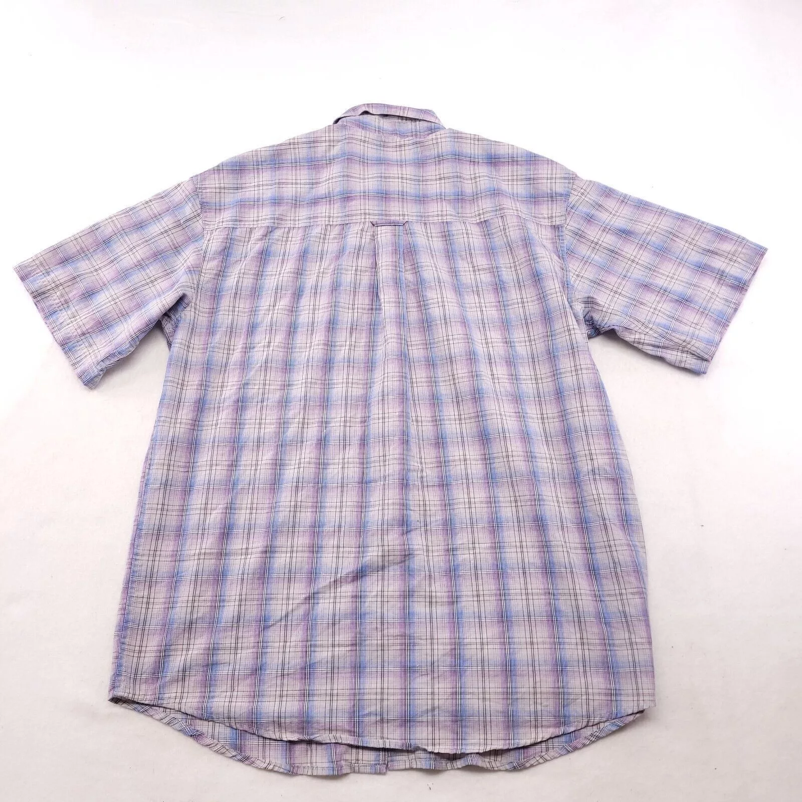 Wrangler Shirts Button Ups Wrangler Casual Button Up Shirt Men Size Extra Large XL Blue