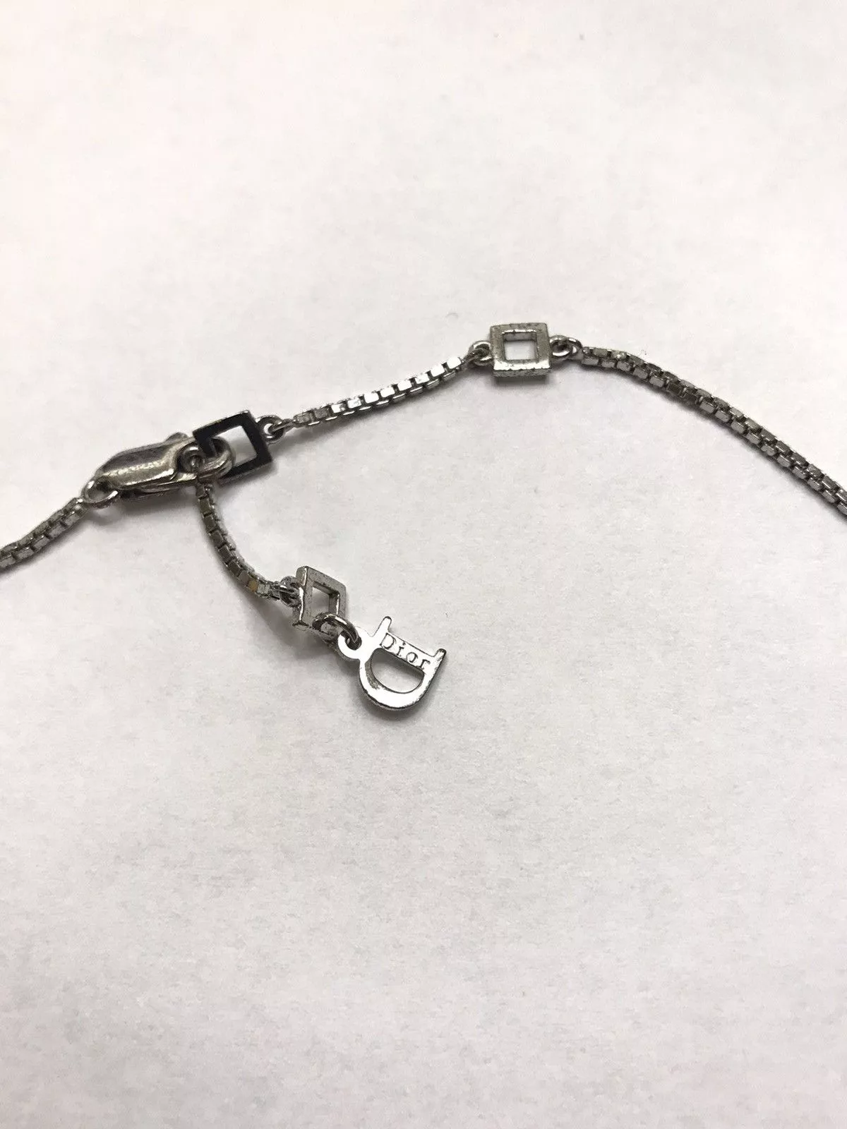 Dior Jewelry Watches Dior Tag Necklace Silver