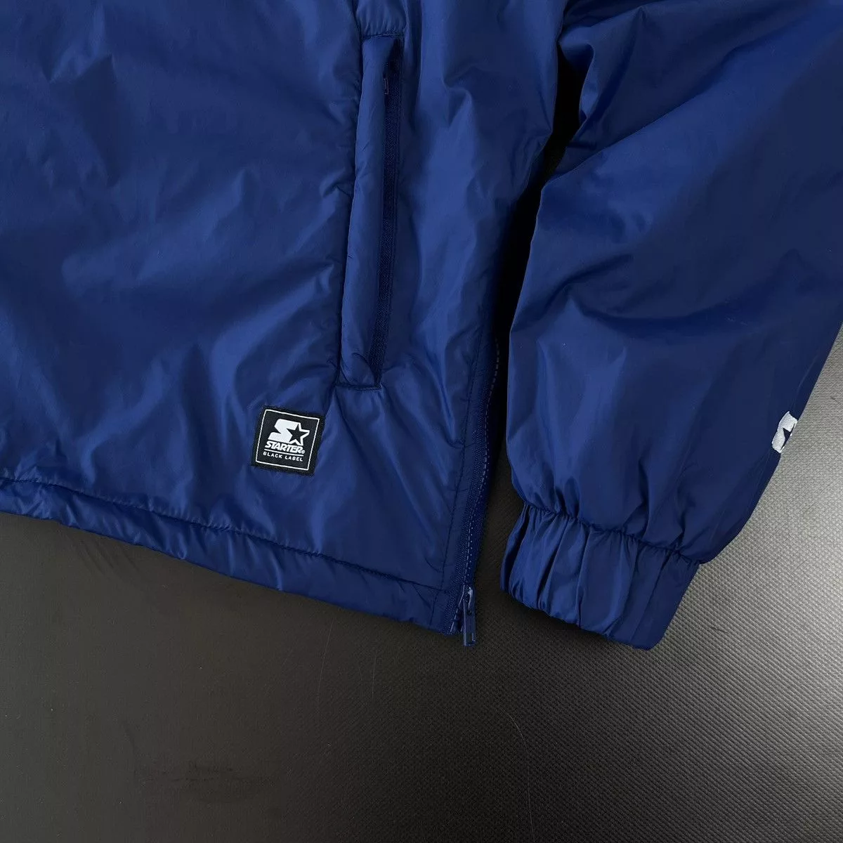 NBA Light Jackets NBA × Starter × Vintage STARTER BLACK LABEL Men's Logo Half Zip Jacket Wind Jacket Blue