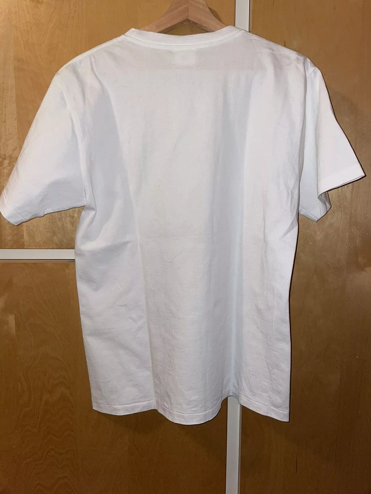 Bape Short Sleeve T Shirts Bape ABC Camo College Tee White