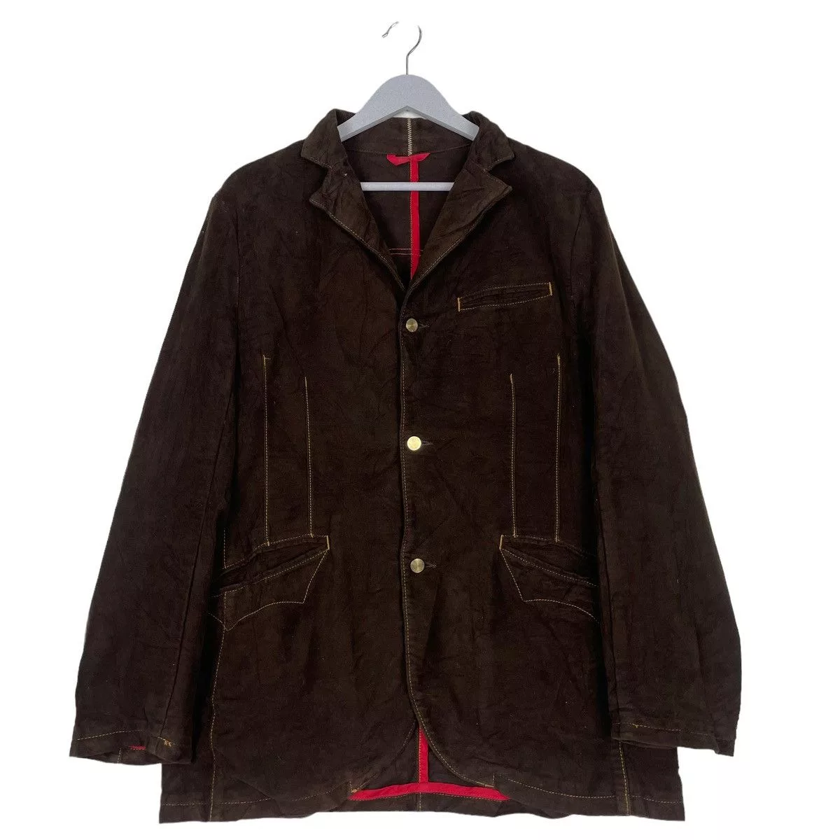 Edwin Light Jackets Edwin × Japanese Brand 💥EDWIN RICH BROWN CHORE BUTTON JACKET Workwear