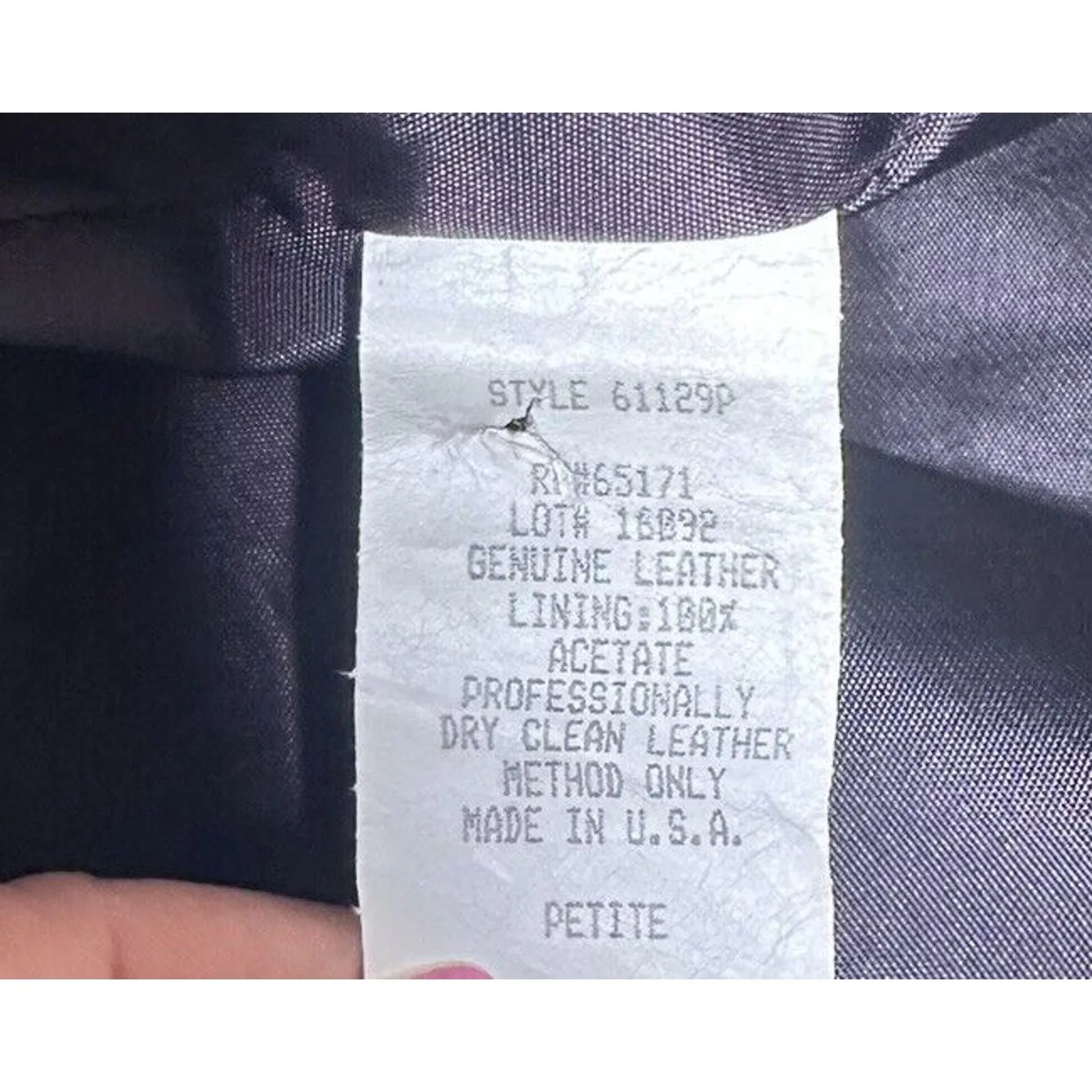 Other Jackets Other Vtg 90s Outerwear by Pheonix Purple Leather Jacket Coat SP