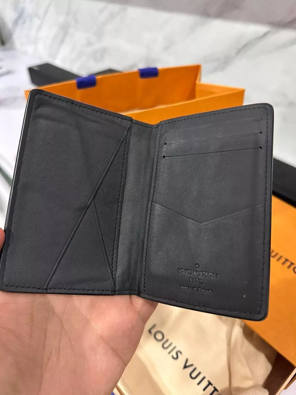 Louis Vuitton Wallets Authentic LOUIS VUITTON Organizer special edition Black