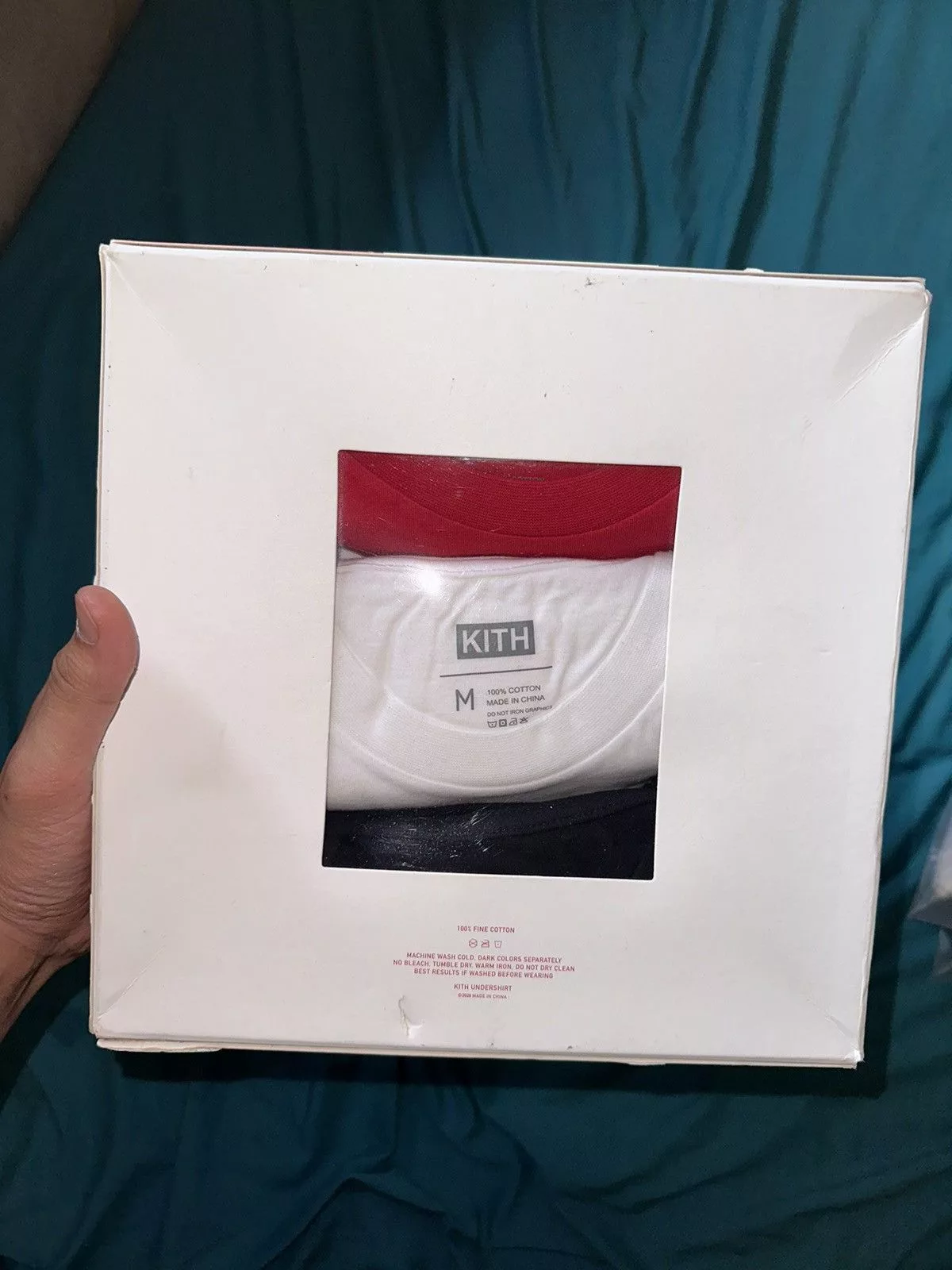 Kith Short Sleeve T Shirts Kith × USA Olympics Kith for Team USA Undershirt (3-Pack) Size M White