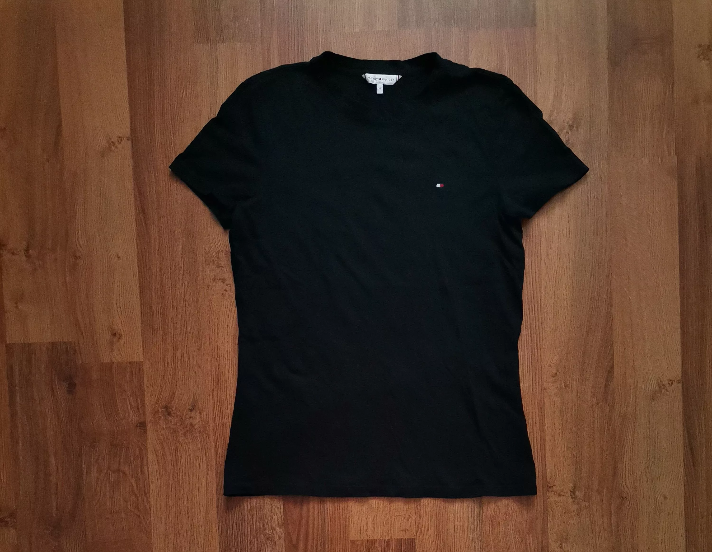 Tommy Hilfiger Short Sleeve T Shirts Tommy Hilfiger Tee Black Streetwear