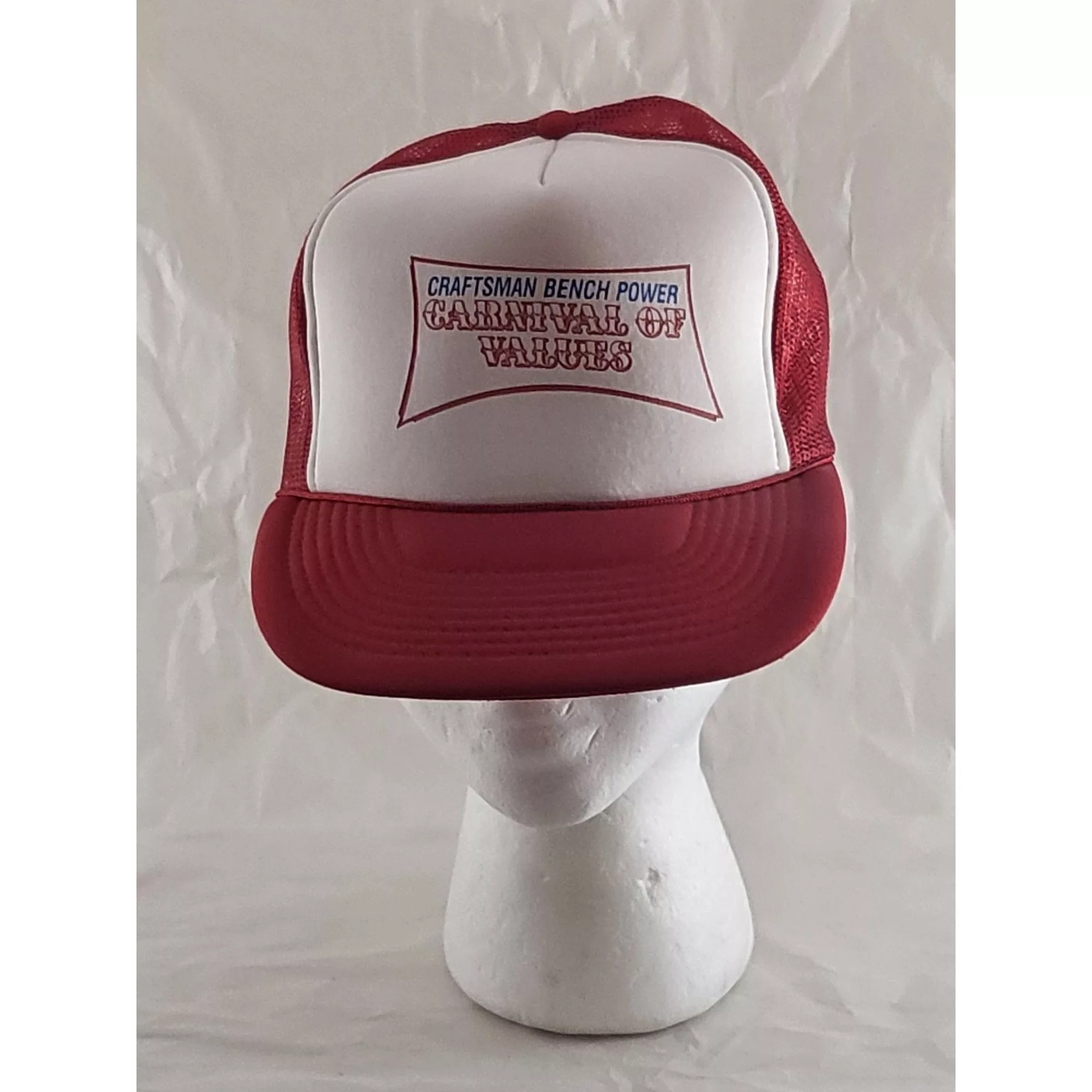 Craftsman Hats Vintage Craftsman Snapback Rope Hat Bench Power Carnival Of Red