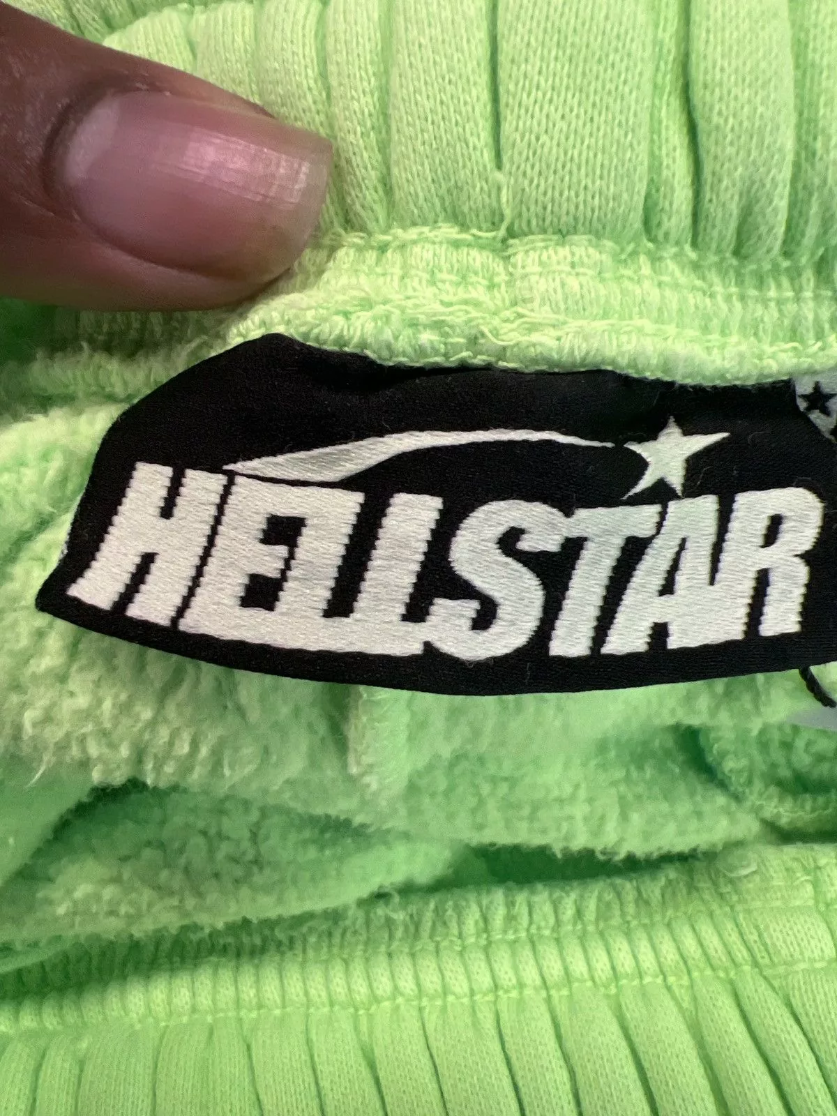 HELLSTAR Shorts Hellstar Neon Green Warm Up Shorts