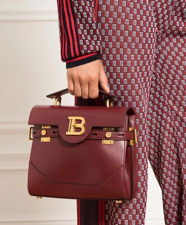 Balmain Handle Bags Balmain o1w1db10624 Bag in Brown