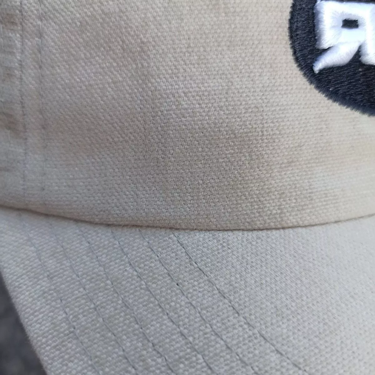 Other Hats Other Vintage 100% catton initials RB roller Blade cap White